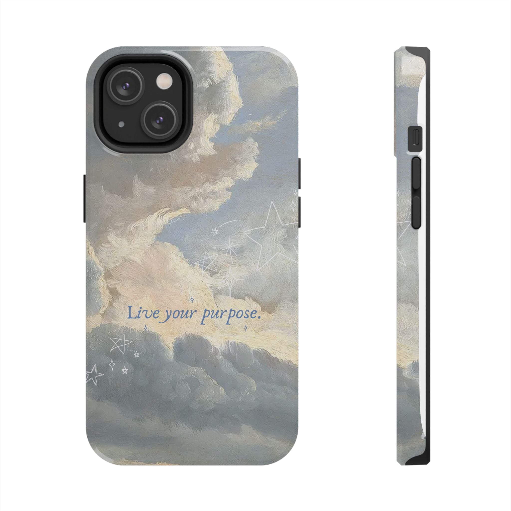 Live Your Purpose, Elegant Phone Cases, Stylish Phone Covers, Chic Phone Protectors, Fashionable Case for Her, Trendy Smartphone Accessories