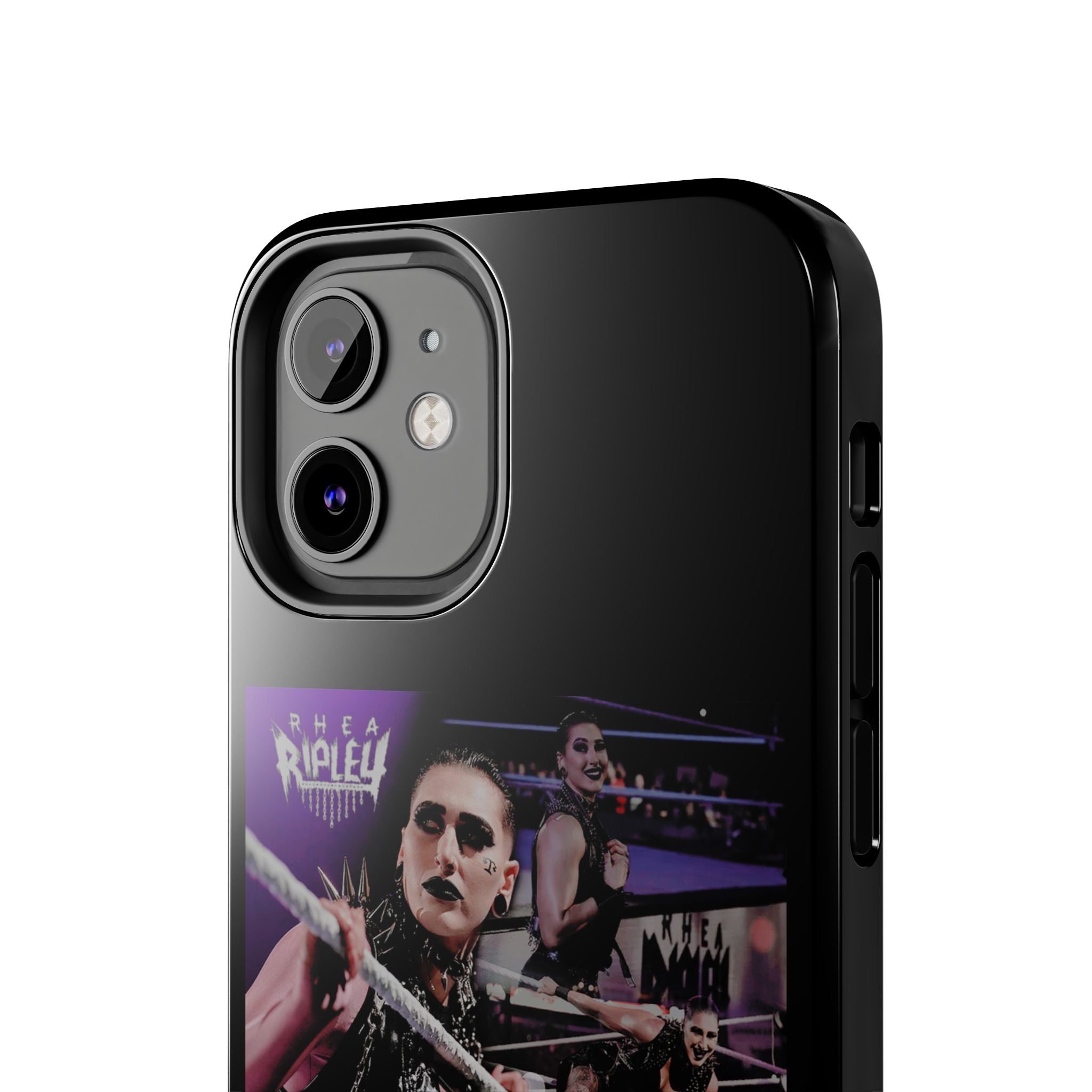 Rhea Ripley Wrap Graphic Portrait Design, iPhone and Samsung Case Cool Graphic Sports Fan Phone Case