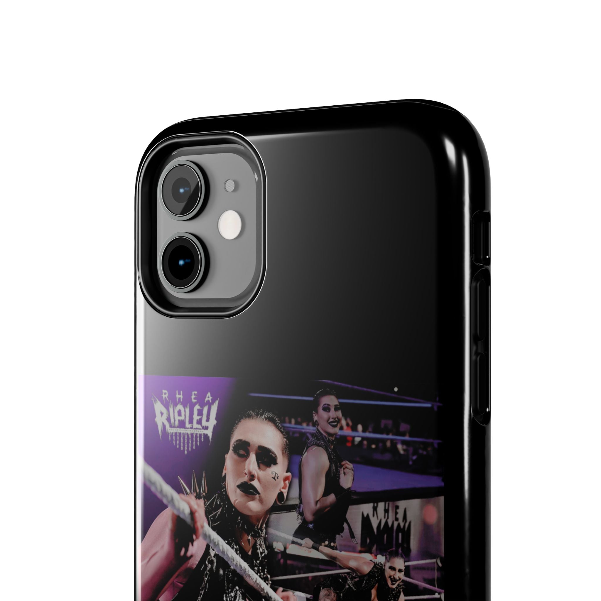 Rhea Ripley Wrap Graphic Portrait Design, iPhone and Samsung Case Cool Graphic Sports Fan Phone Case