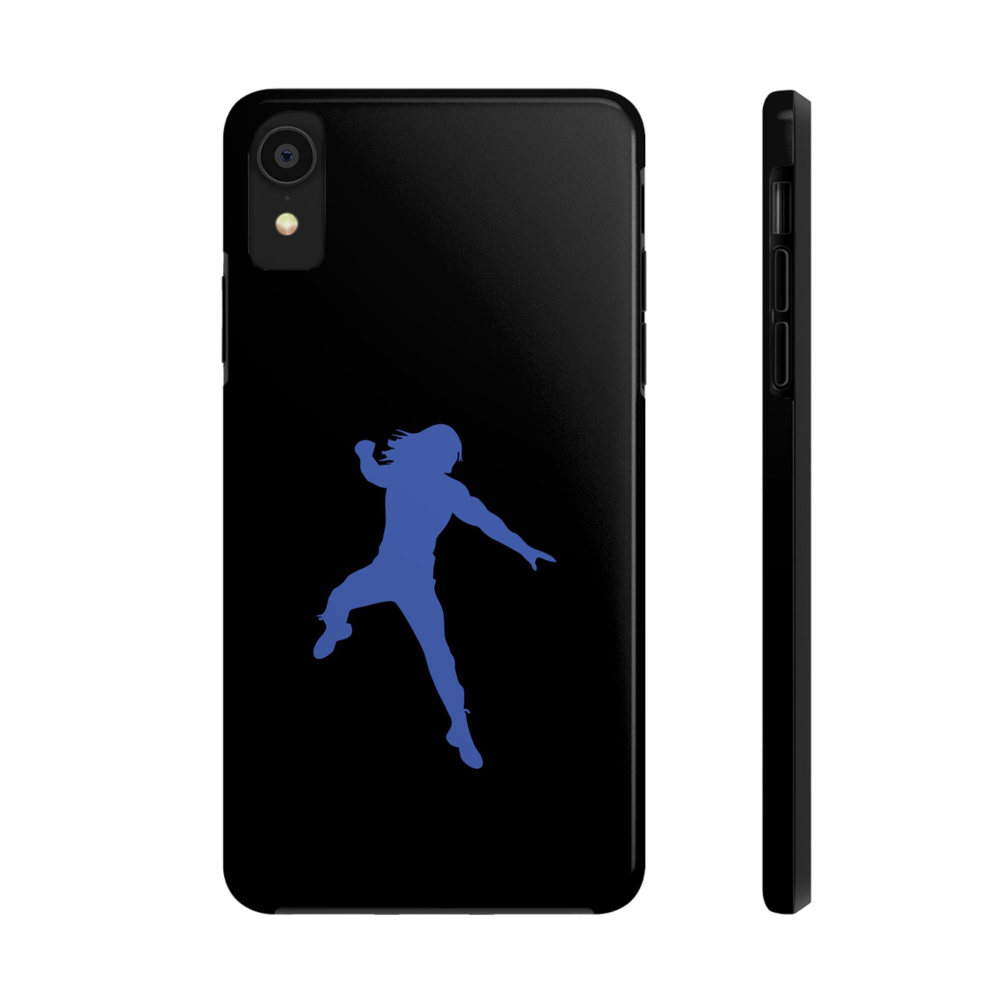 Roman Reigns Jump Blue Graphic Design, iPhone and Samsung Case Cool Graphic Sports Fan Phone Case