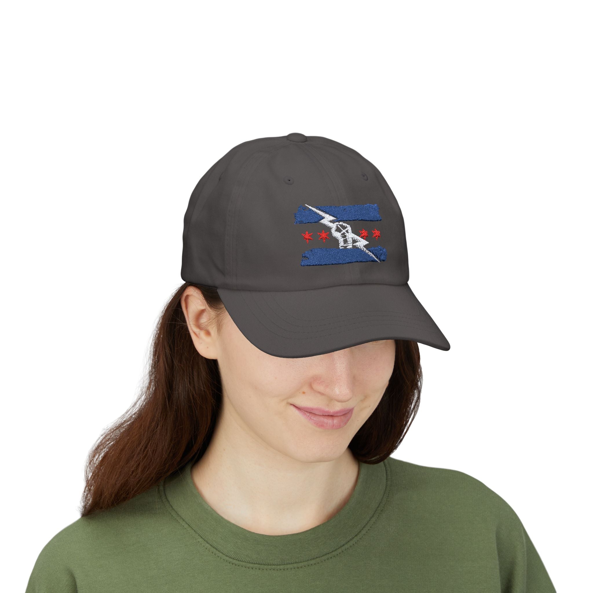 CM Punk Flag Tri-color Blue-Red-White Sports Fan, Wrestling Dad Cap for Her and Him - Unisex Classic