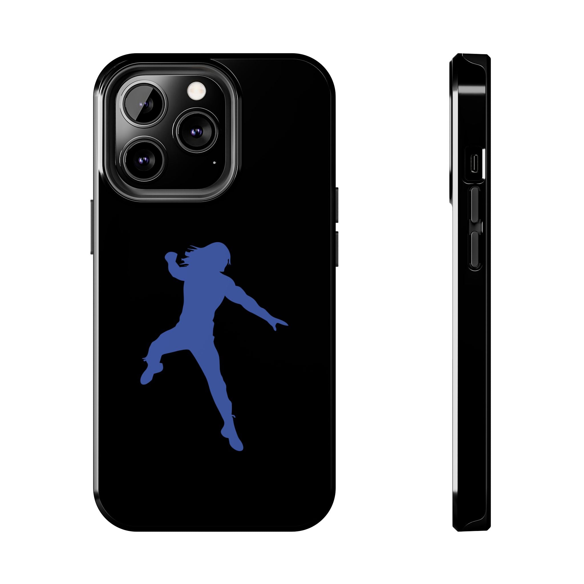 Roman Reigns Jump Blue Graphic Design, iPhone and Samsung Case Cool Graphic Sports Fan Phone Case