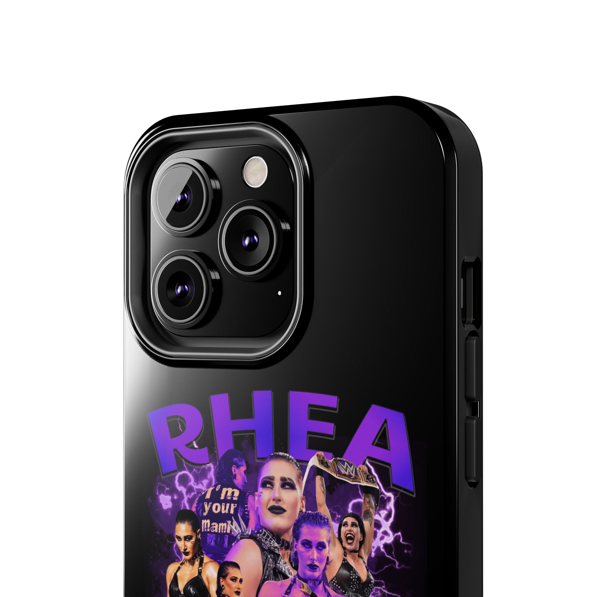 Rhea Ripley Graphic Portrait Design, iPhone and Samsung Case Cool Graphic Sports Fan Phone Case