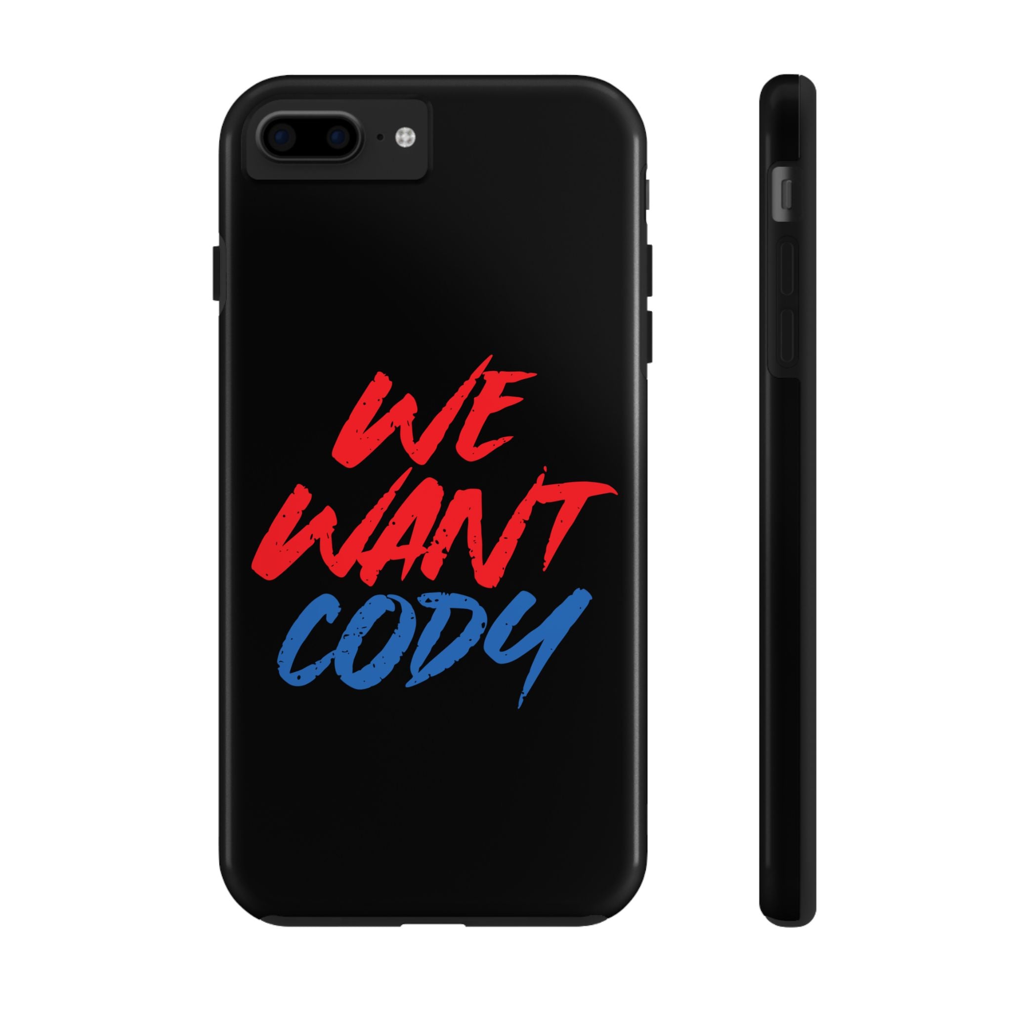 " We Want Cody"  Cody Rhodes iPhone and Samsung Case Cool Graphic Sports Fan Phone Case