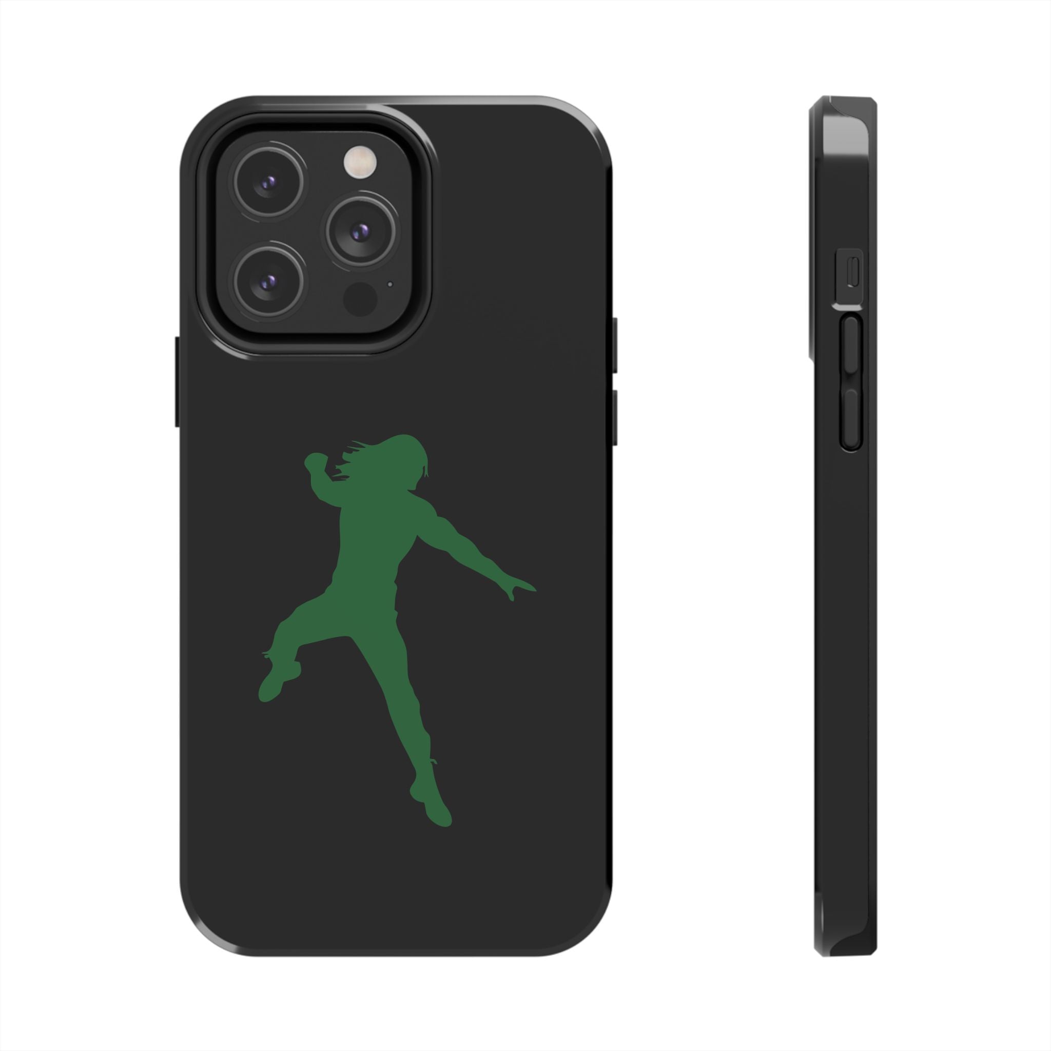 Roman Reigns Jump Green Graphic Design, iPhone and Samsung Case Cool Graphic Sports Fan Phone Case