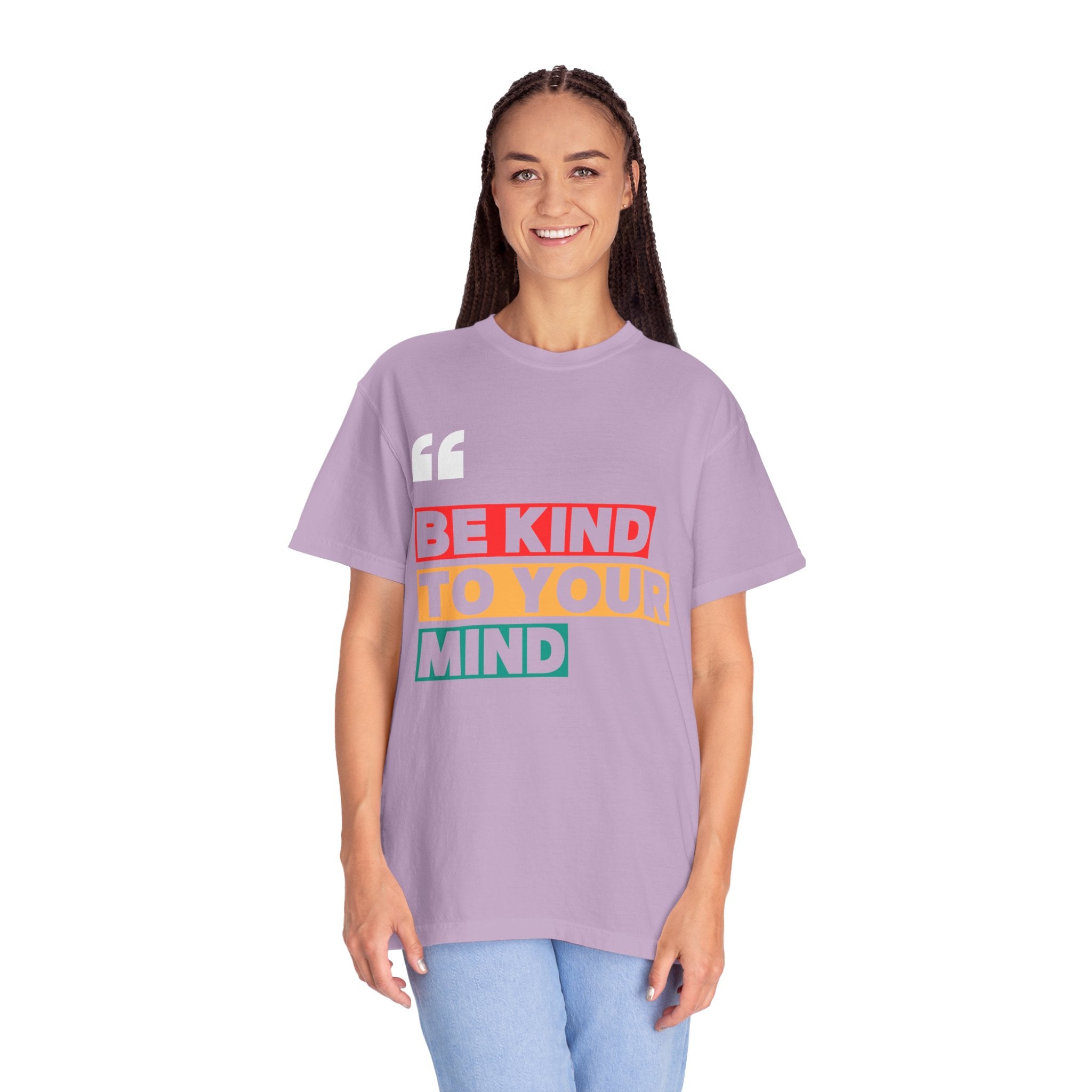 Be Kind to Your Mind, Graphic Design Unisex T-shirt, Casual Cotton Outwear, Gift for Him- Gift for Her, Stylish Tee, Cool Shirt, Trendy Apparel, Comfortable Top,