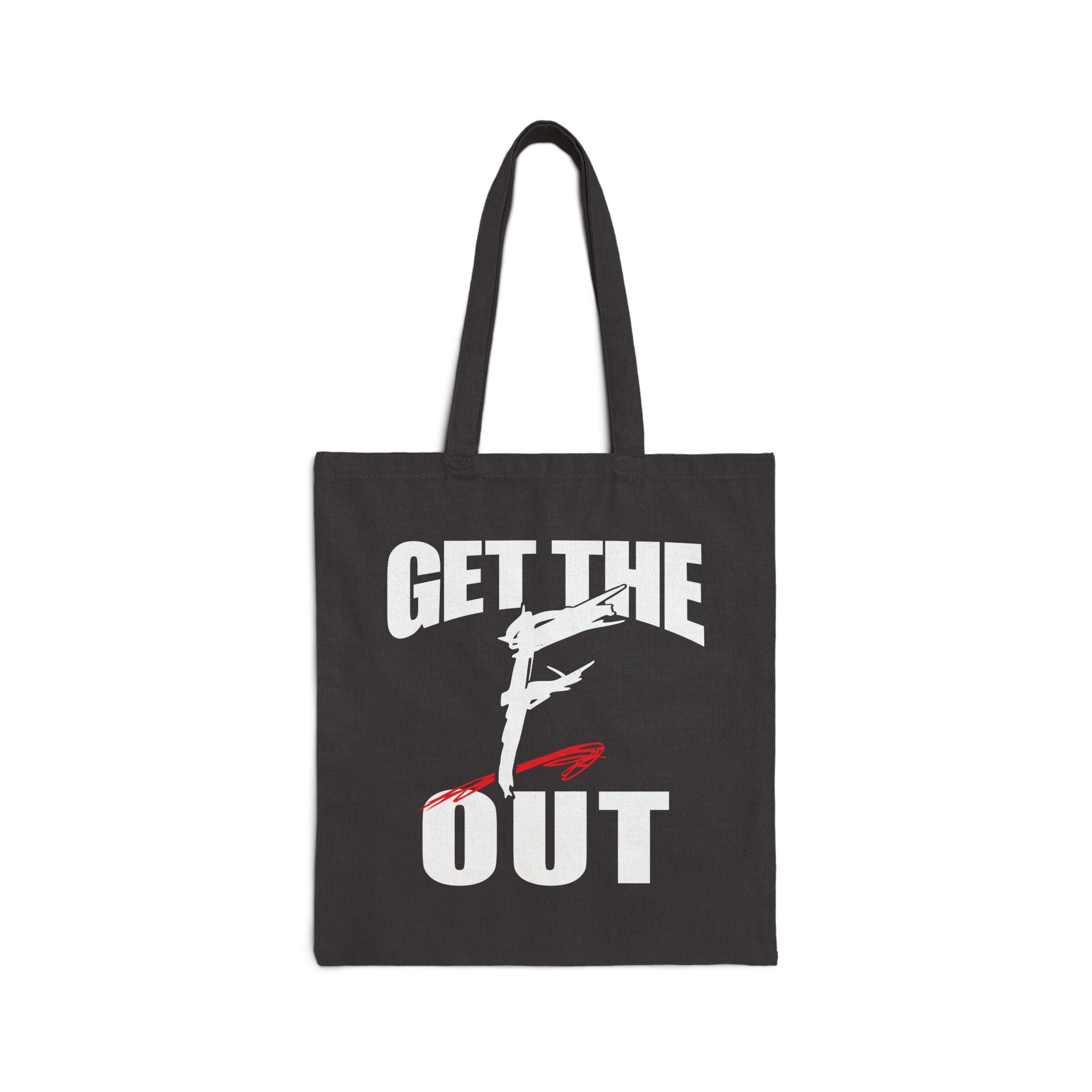 Get The F Out Design, Sports Fan Tote Bag, Unisex , Gift Tote Bag for Him-Her