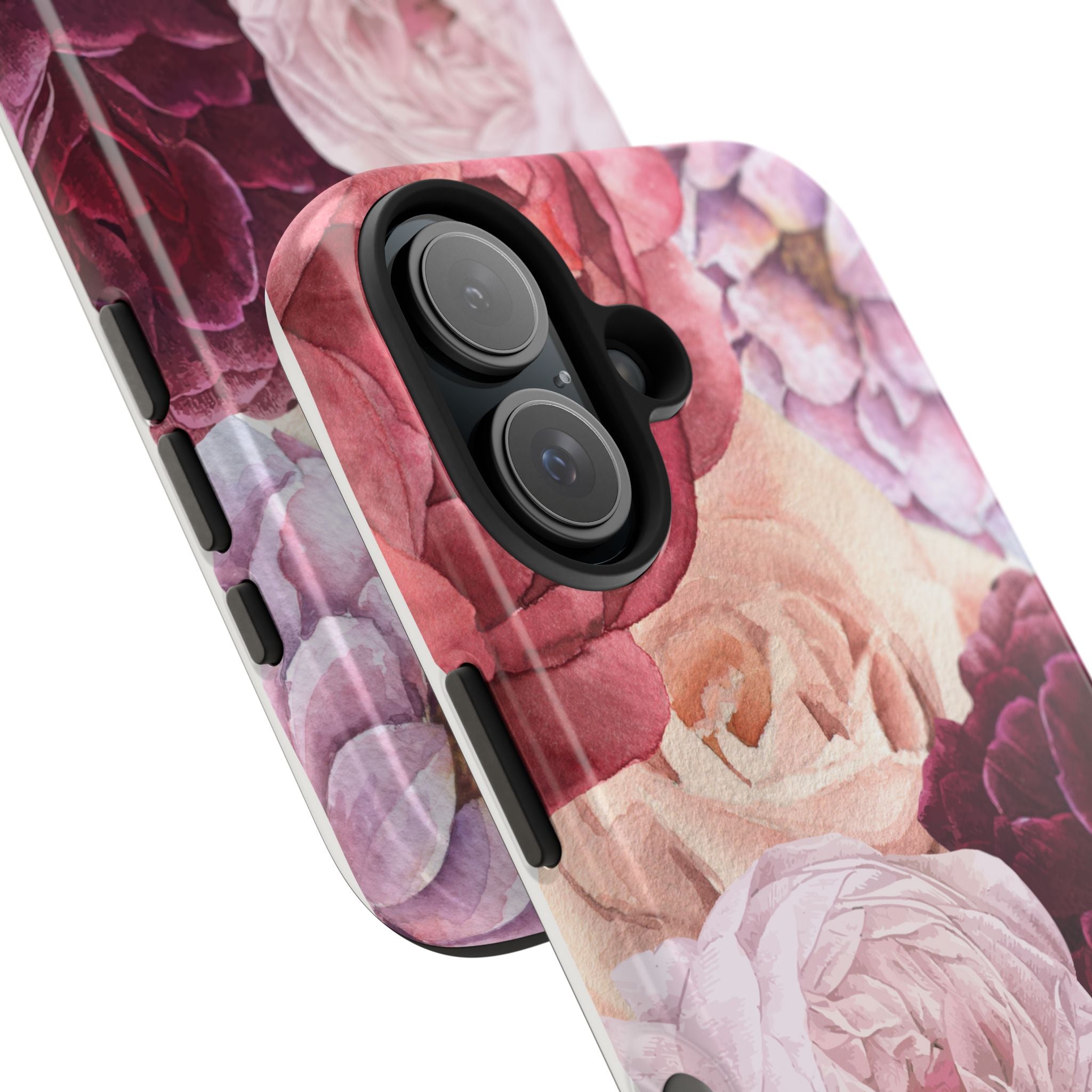 Pink Purple Watercolor Flower, Elegant Phone Cases, Stylish Phone Covers, Chic Phone Protectors, Fashionable Case for Her, Trendy Smartphone Accessories