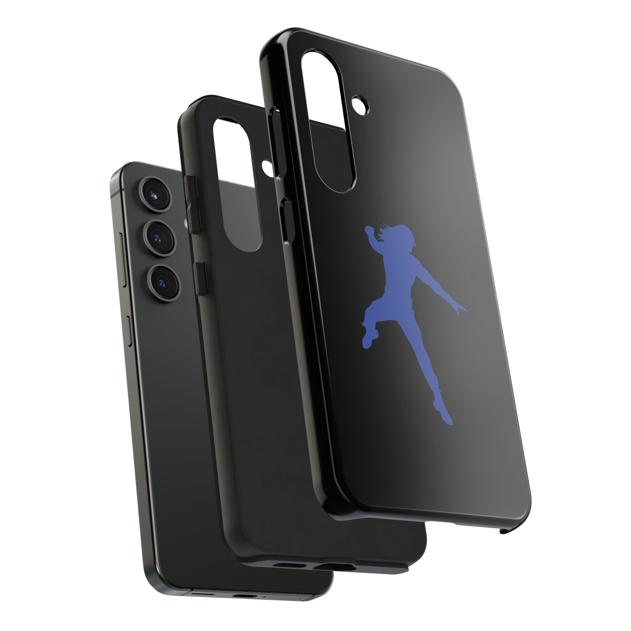 Roman Reigns Jump Blue Graphic Design, iPhone and Samsung Case Cool Graphic Sports Fan Phone Case