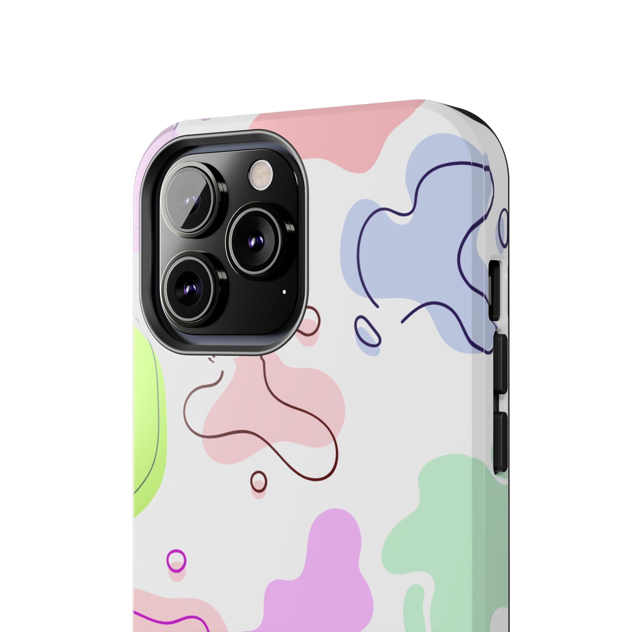 Colorful Pastel Abstract Patern, Elegant Phone Cases, Stylish Phone Covers, Chic Phone Protectors, Fashionable Case for Her, Trendy Smartphone Accessories