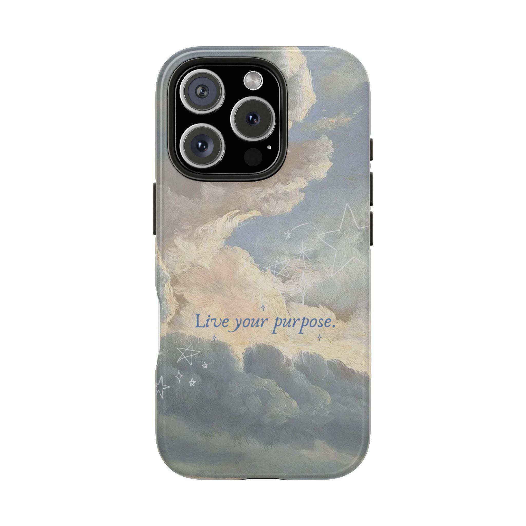 Live Your Purpose, Elegant Phone Cases, Stylish Phone Covers, Chic Phone Protectors, Fashionable Case for Her, Trendy Smartphone Accessories