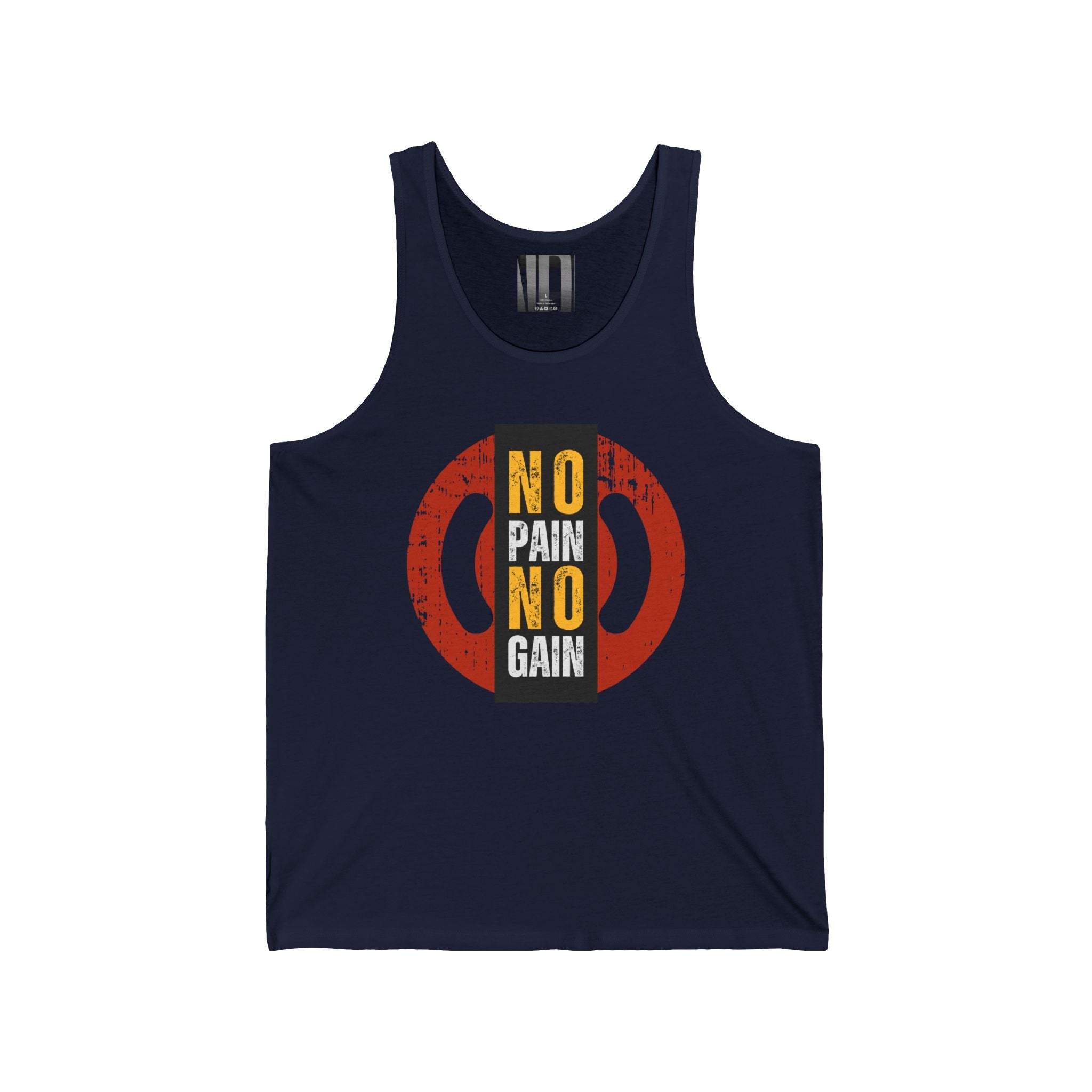 No Pain No Gain, Gym Dudes Tank Top, Workout Sleeveless Shirt, Fitness Muscle Tee, Athletic Unisex Jersey Tank, Bodybuilding Tank, Exercise Vest