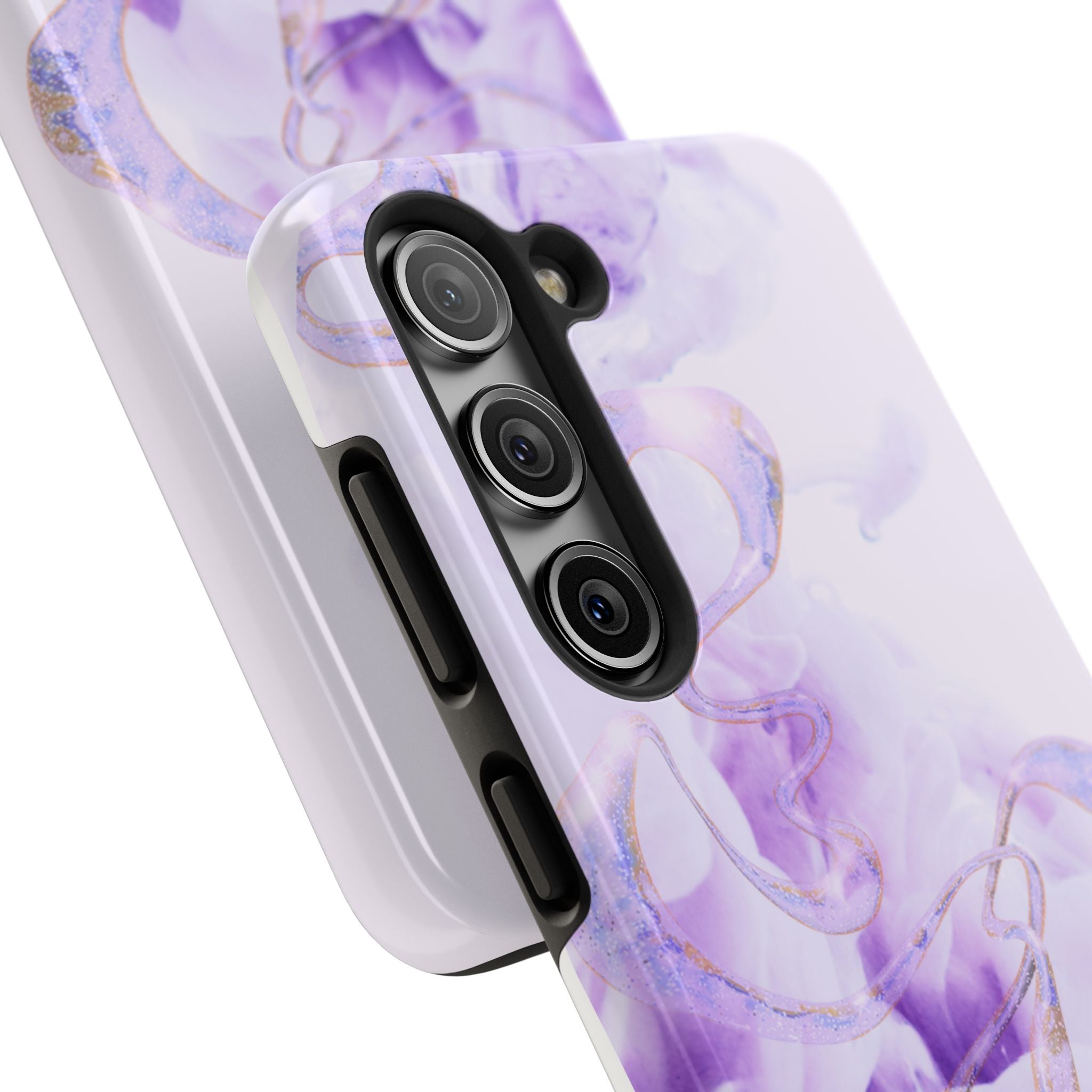 Abstract Purple Fluid Design, Elegant Phone Cases, Stylish Phone Covers, Chic Phone Protectors, Fashionable Case for Her, Trendy Smartphone Accessories