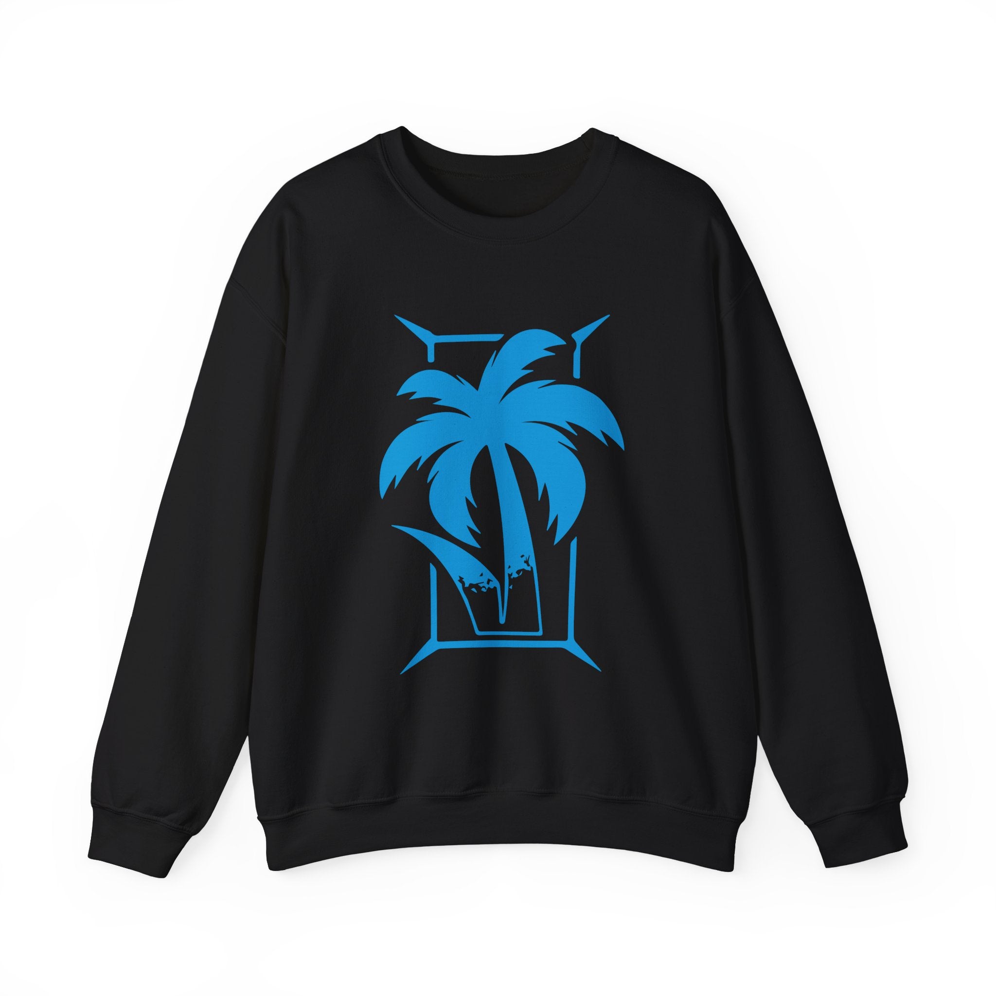 Palm Tree Design Jey Uso Sweatshirt, Wrestling Fan Unisex Sweatshirt - Gift for Him or Her, Casual Outwear, Heavy Blend Crewneck Sweatshirt