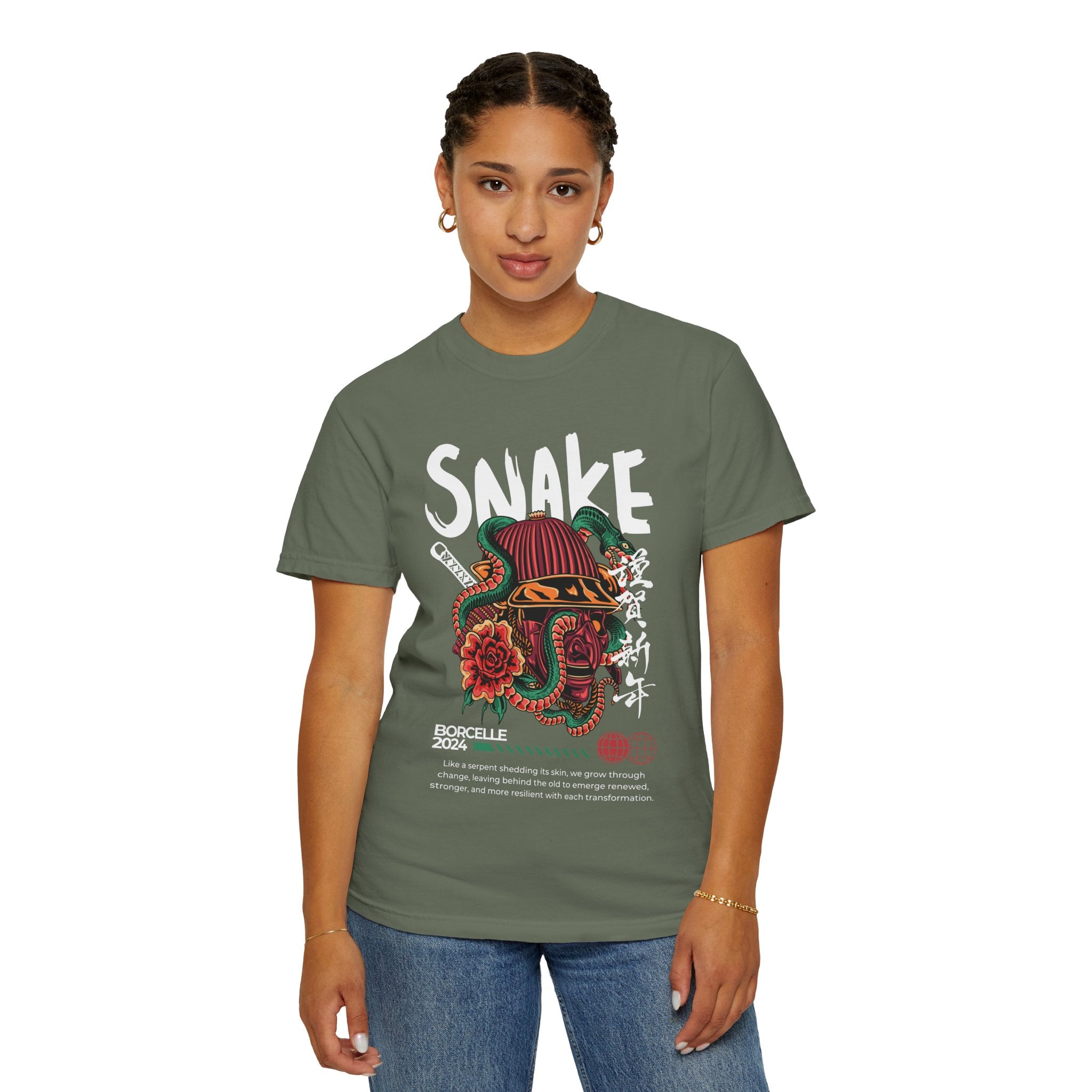 Snake, Graphic Design Unisex T-shirt, Casual Cotton Outwear, Gift for Him- Gift for Her, Stylish Tee, Cool Shirt, Trendy Apparel, Comfortable Top,