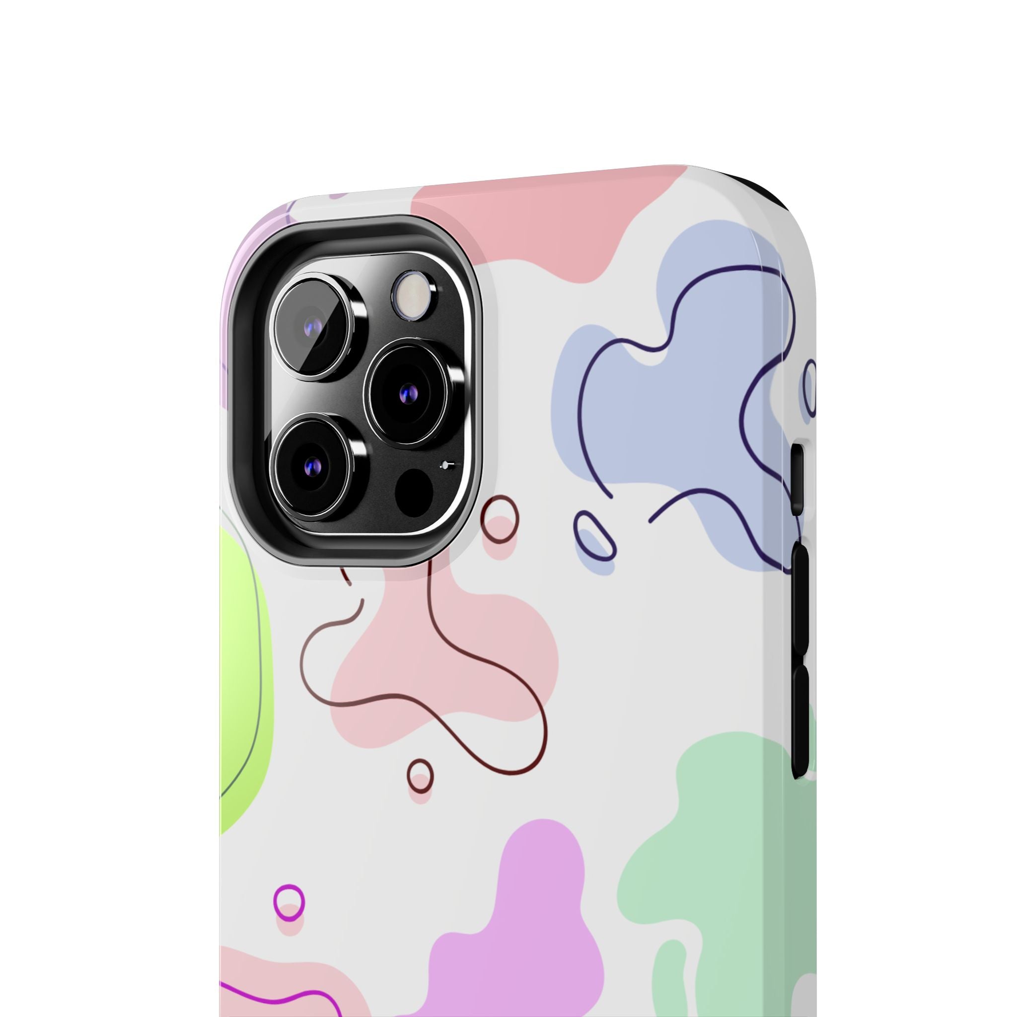 Colorful Pastel Abstract Patern, Elegant Phone Cases, Stylish Phone Covers, Chic Phone Protectors, Fashionable Case for Her, Trendy Smartphone Accessories