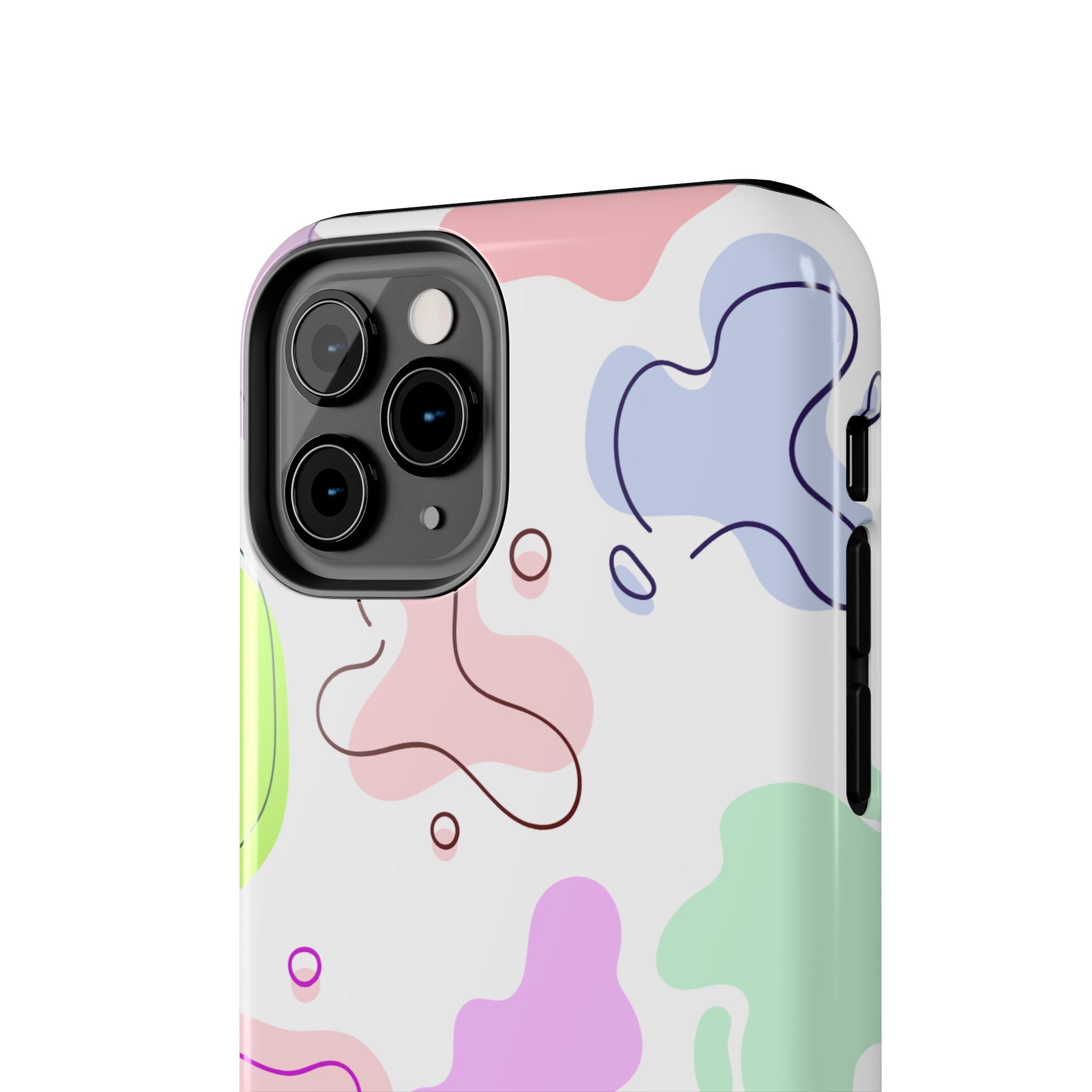 Colorful Pastel Abstract Patern, Elegant Phone Cases, Stylish Phone Covers, Chic Phone Protectors, Fashionable Case for Her, Trendy Smartphone Accessories