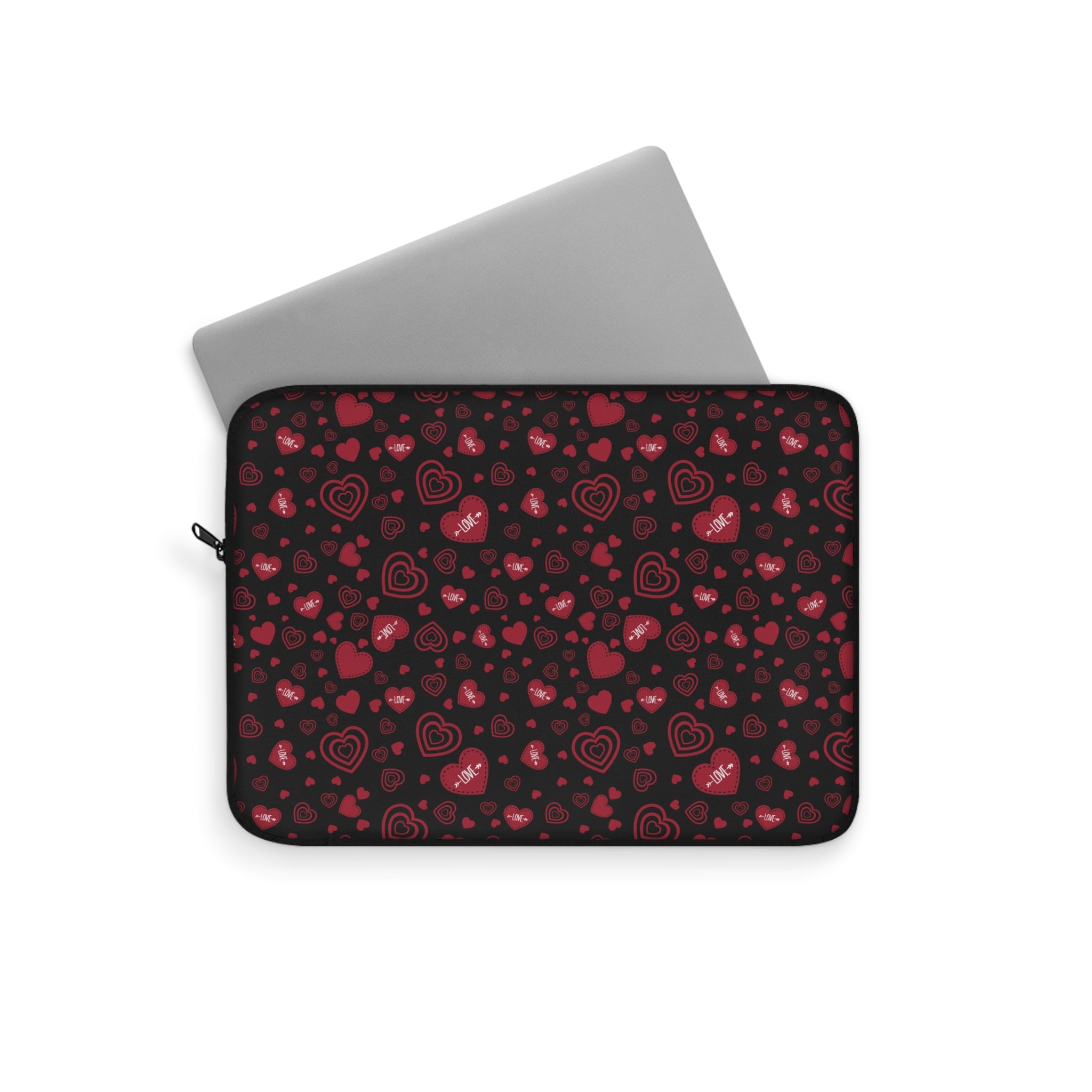 Valentine Love Laptop Carrying Case, Computer Sleeve | Patchwork Cottage, Laptop Sleeve - Valentine's Day Gift