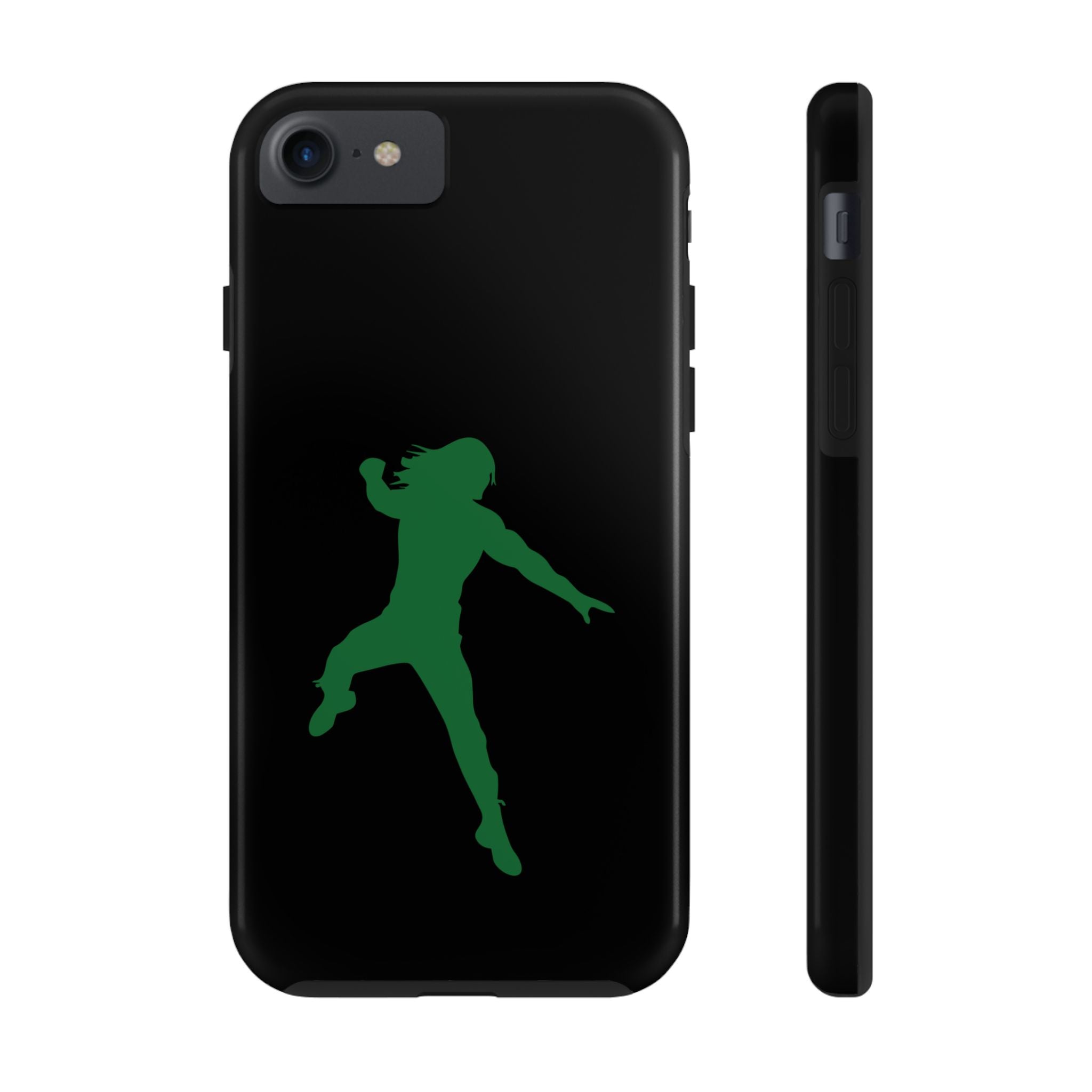 Roman Reigns Jump Green Graphic Design, iPhone and Samsung Case Cool Graphic Sports Fan Phone Case