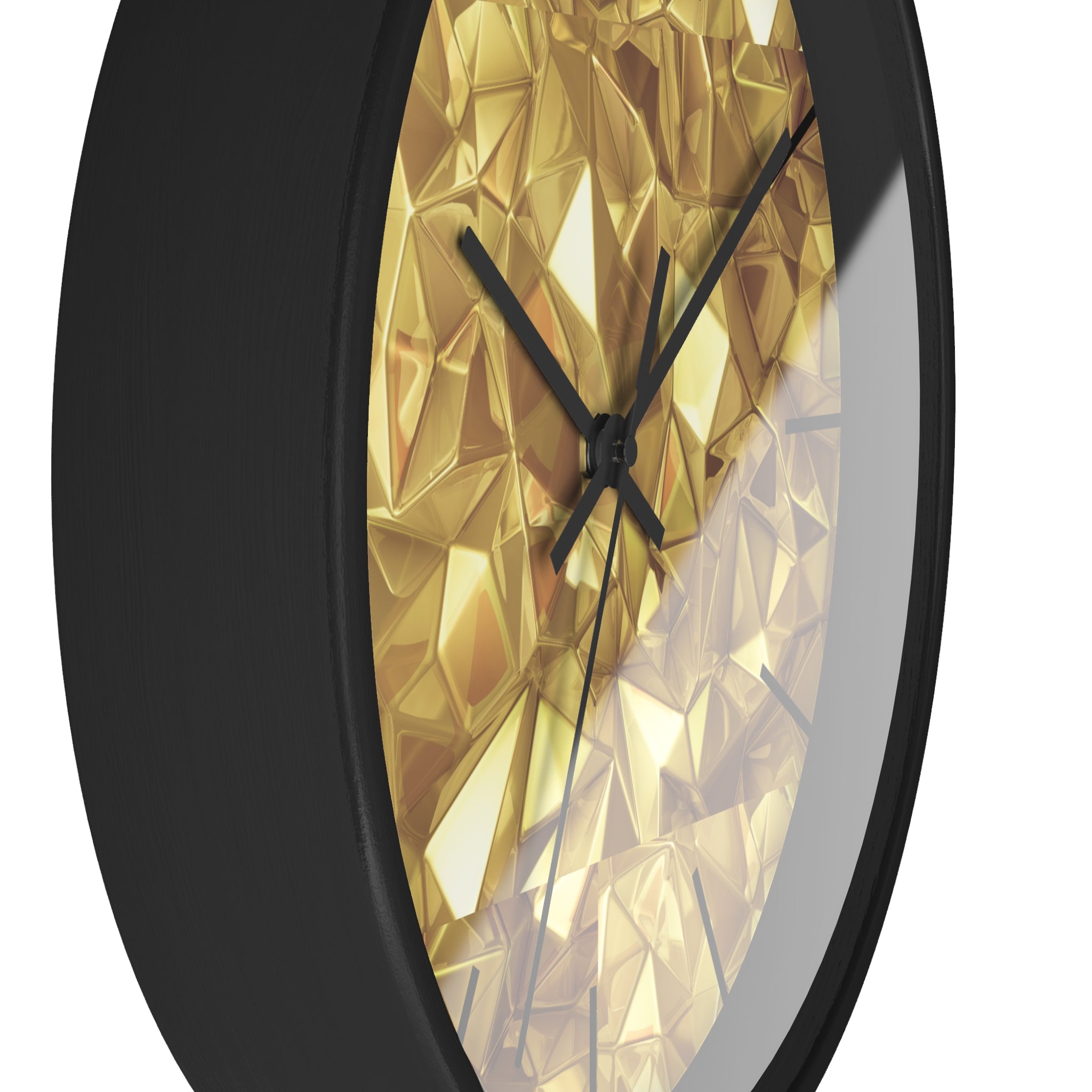 Gold Elegant Wall Clock, Home Decor, Wall Art, Modern Decor for Home, Office, and Living Room