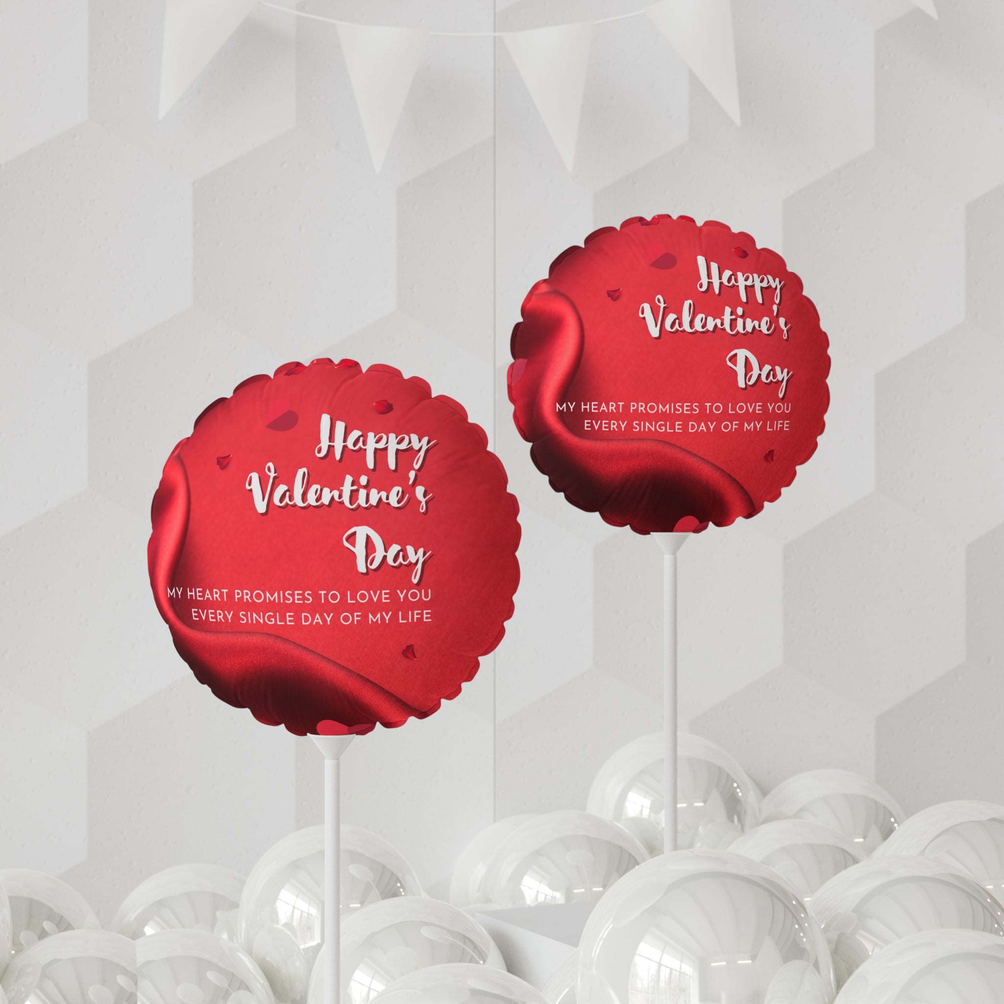 Valentine's Day Balloons, Romantic Heart-Shaped Decorations and Words, Love Party Supplies, Anniversary Celebration