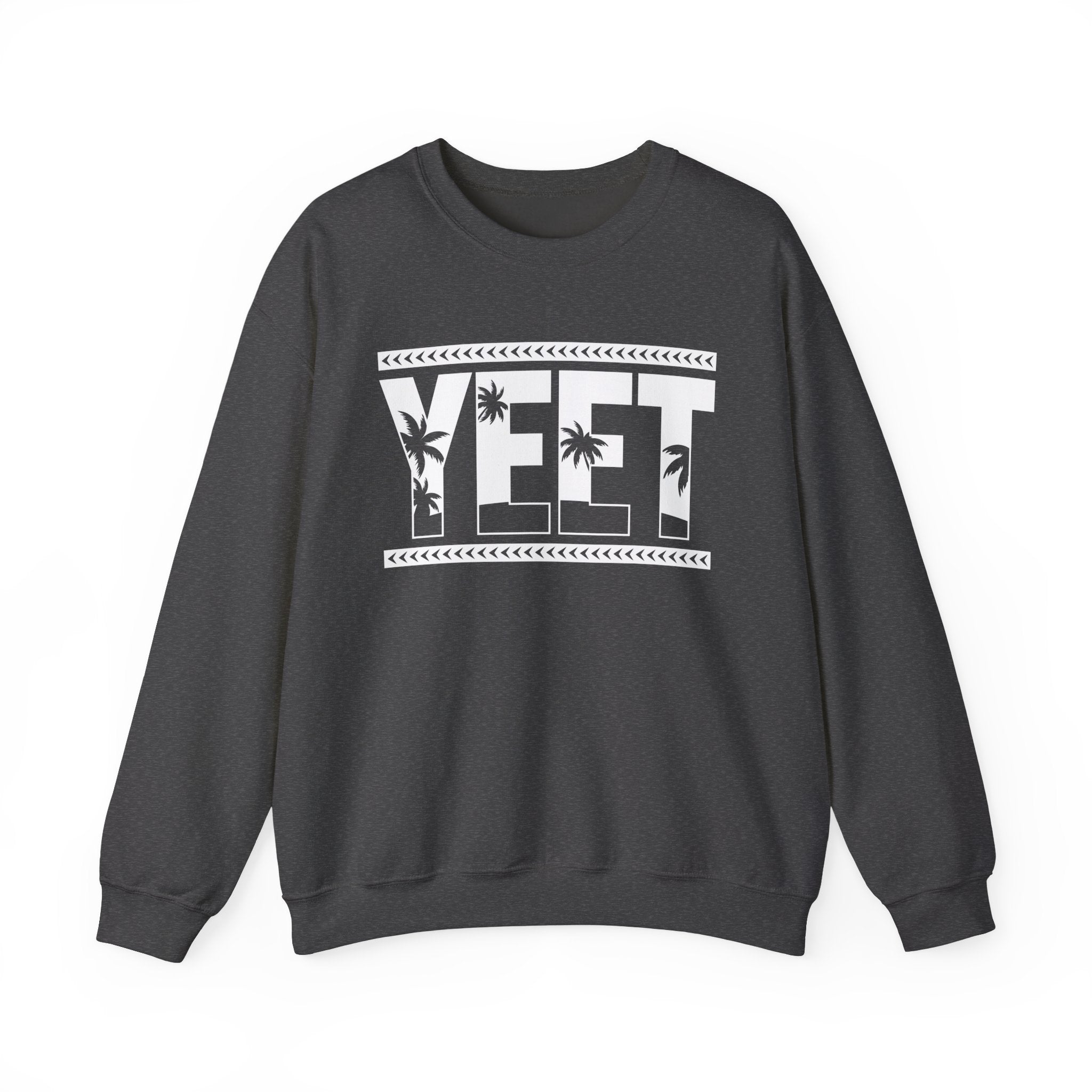 White Yeet Sweatshirt, Wrestling Fan Unisex Sweatshirt - Gift for Him or Her, Casual Outwear, Heavy Blend Crewneck Sweatshirt