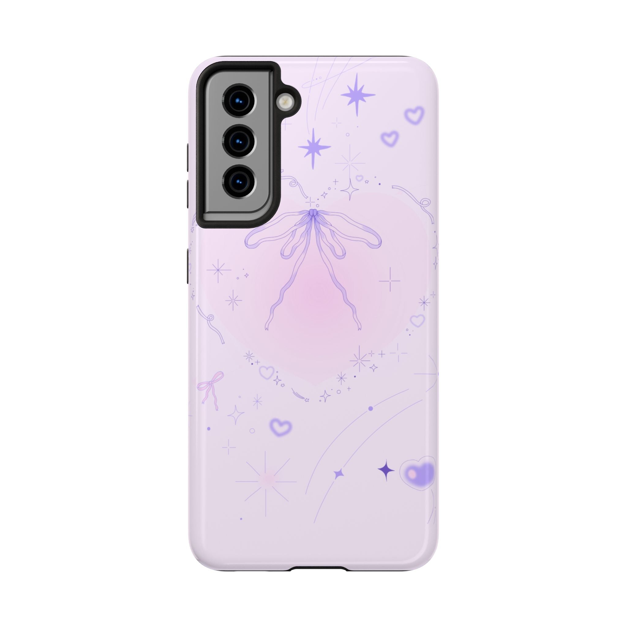 Pink Purple Delicate Fine Line Design, Elegant Phone Cases, Stylish Phone Covers, Chic Phone Protectors, Fashionable Case for Her, Trendy Smartphone Accessories