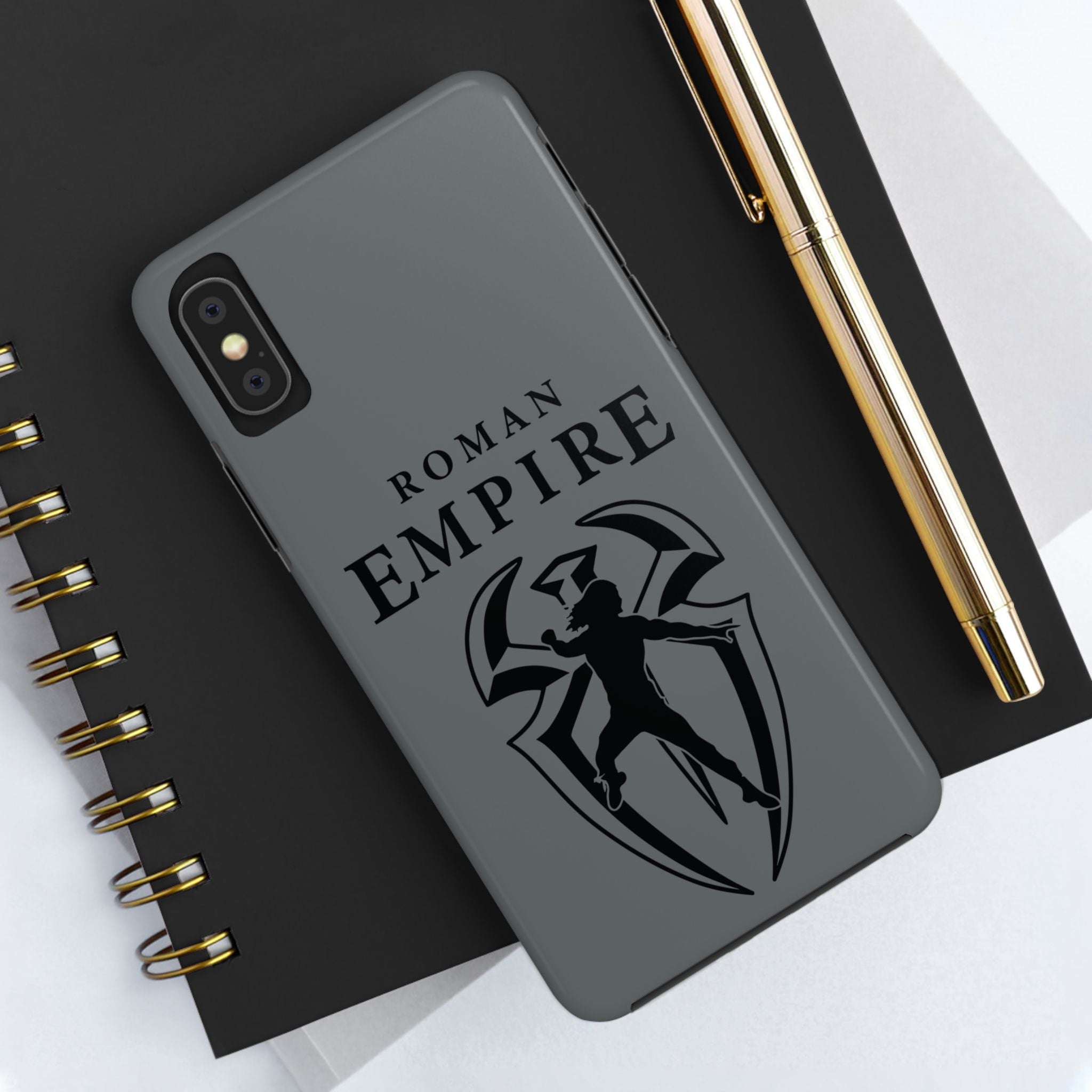 Roman Empire Graphic Portrait Design, iPhone and Samsung Case Cool Graphic Sports Fan Phone Case