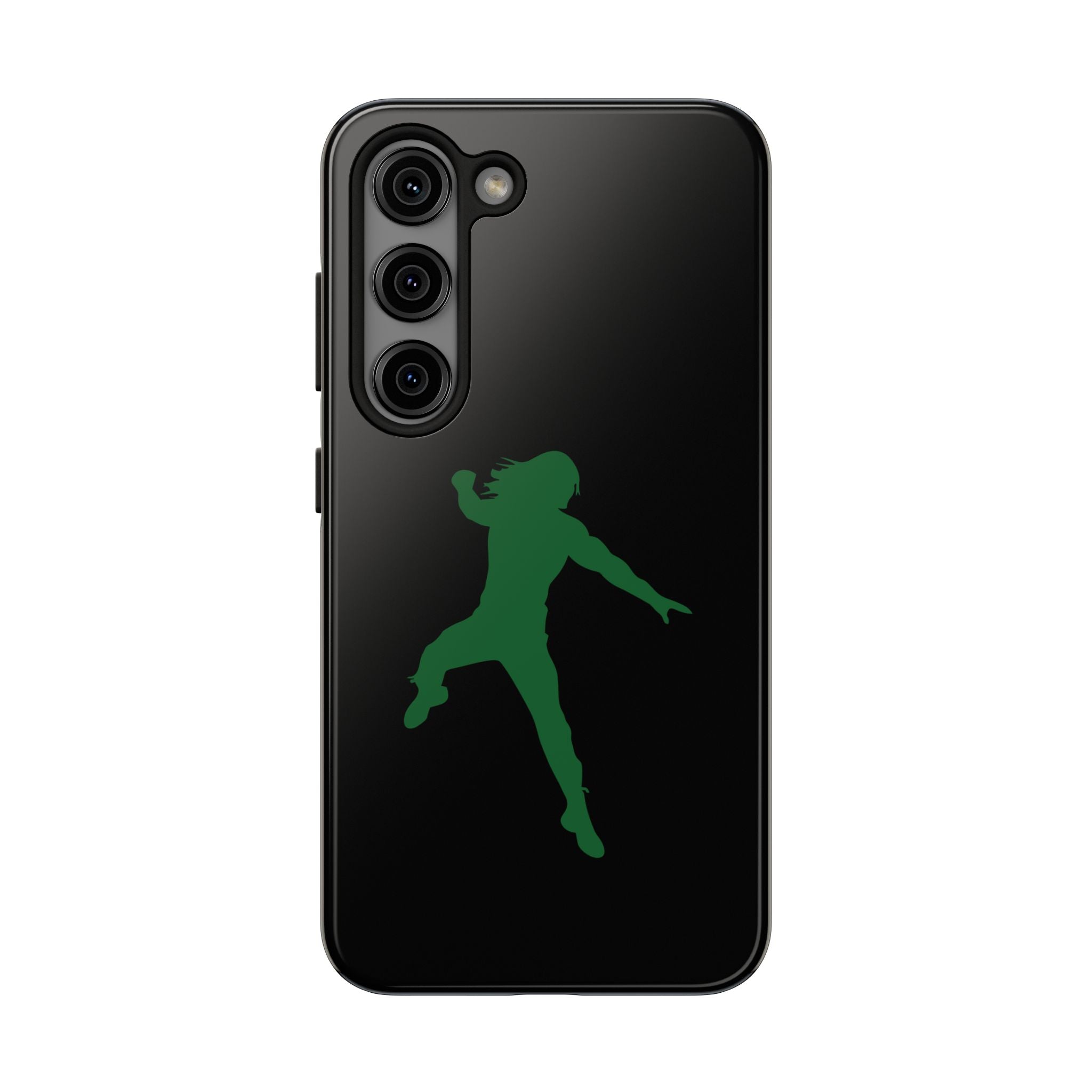 Roman Reigns Jump Green Graphic Design, iPhone and Samsung Case Cool Graphic Sports Fan Phone Case