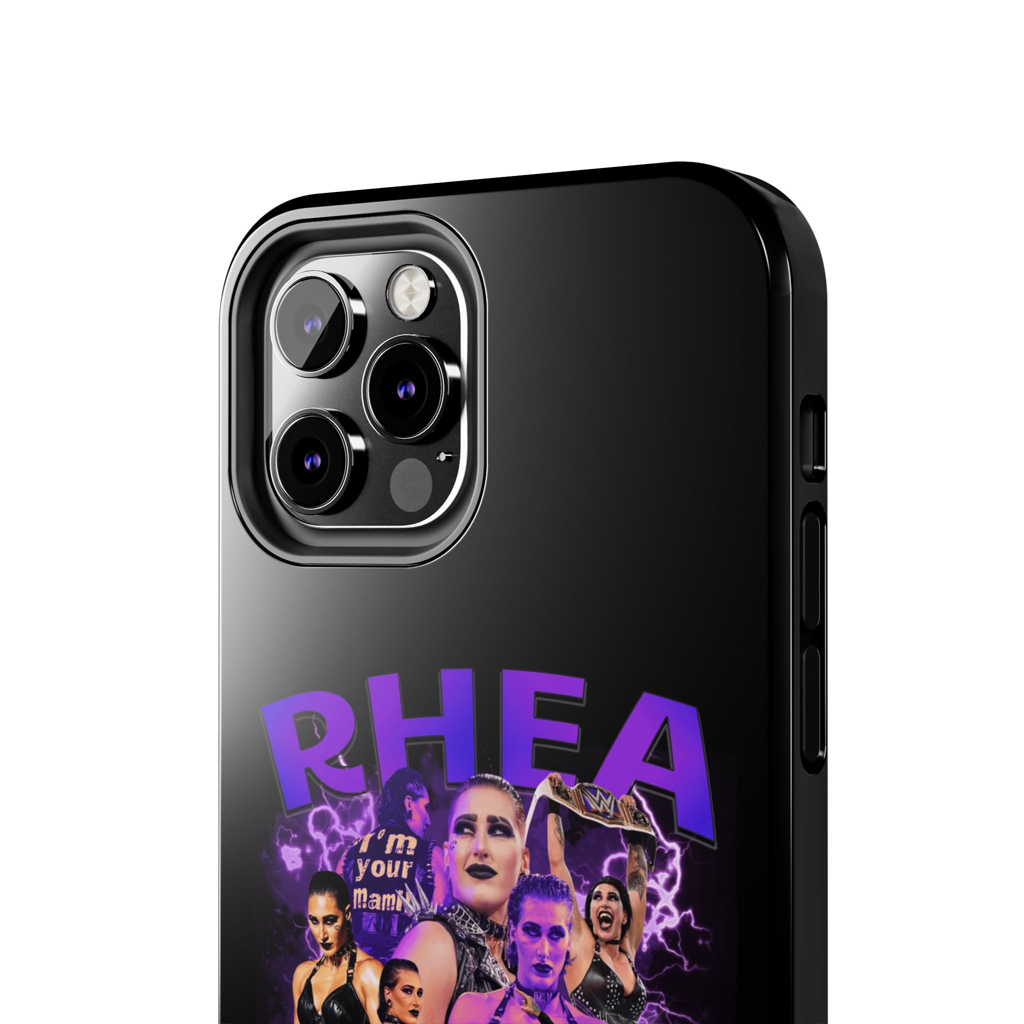 Rhea Ripley Graphic Portrait Design, iPhone and Samsung Case Cool Graphic Sports Fan Phone Case