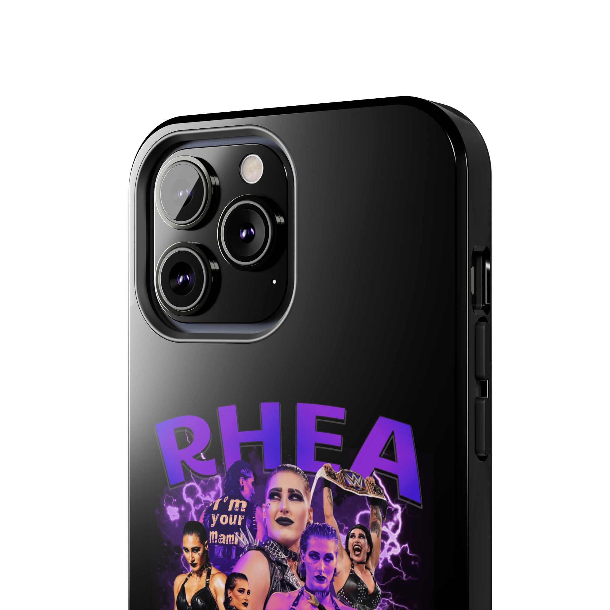 Rhea Ripley Graphic Portrait Design, iPhone and Samsung Case Cool Graphic Sports Fan Phone Case