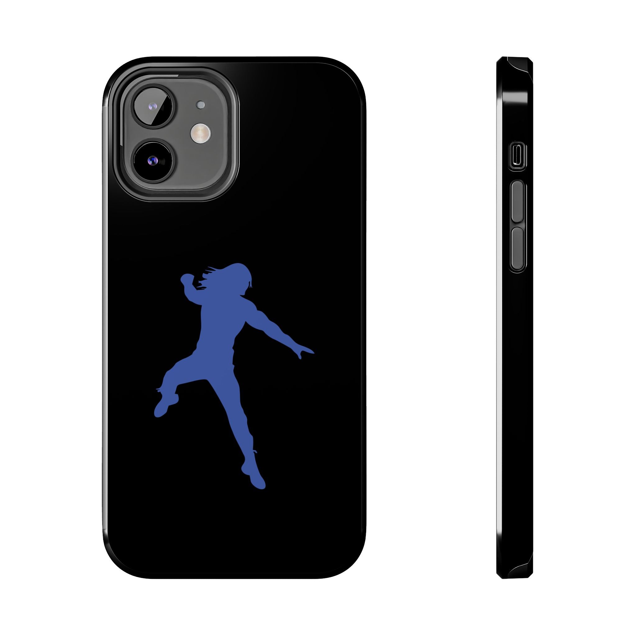 Roman Reigns Jump Blue Graphic Design, iPhone and Samsung Case Cool Graphic Sports Fan Phone Case