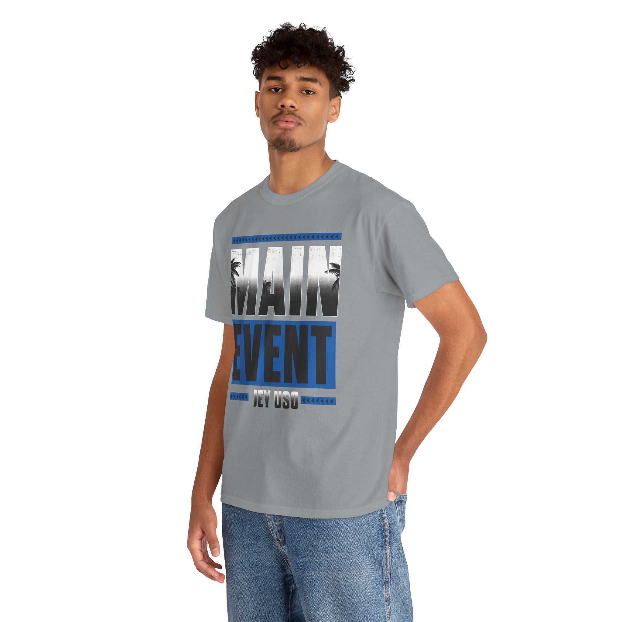 Main Event Uso Wrestling T-Shirt, Heavy Cotton Tee, Unisex Shirt, Wrestling Fan Gift, Graphic Tee