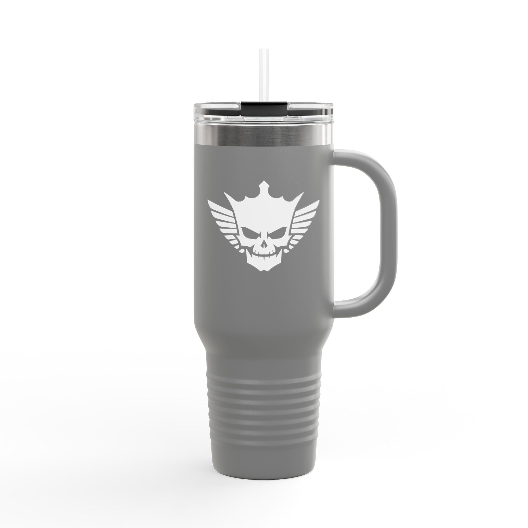 Cody Rhodes White Skull Graphic Design,  Insulated Travel Mug, Gift for Her Gift for Him - 40oz, Gift for Her, Gift for Him