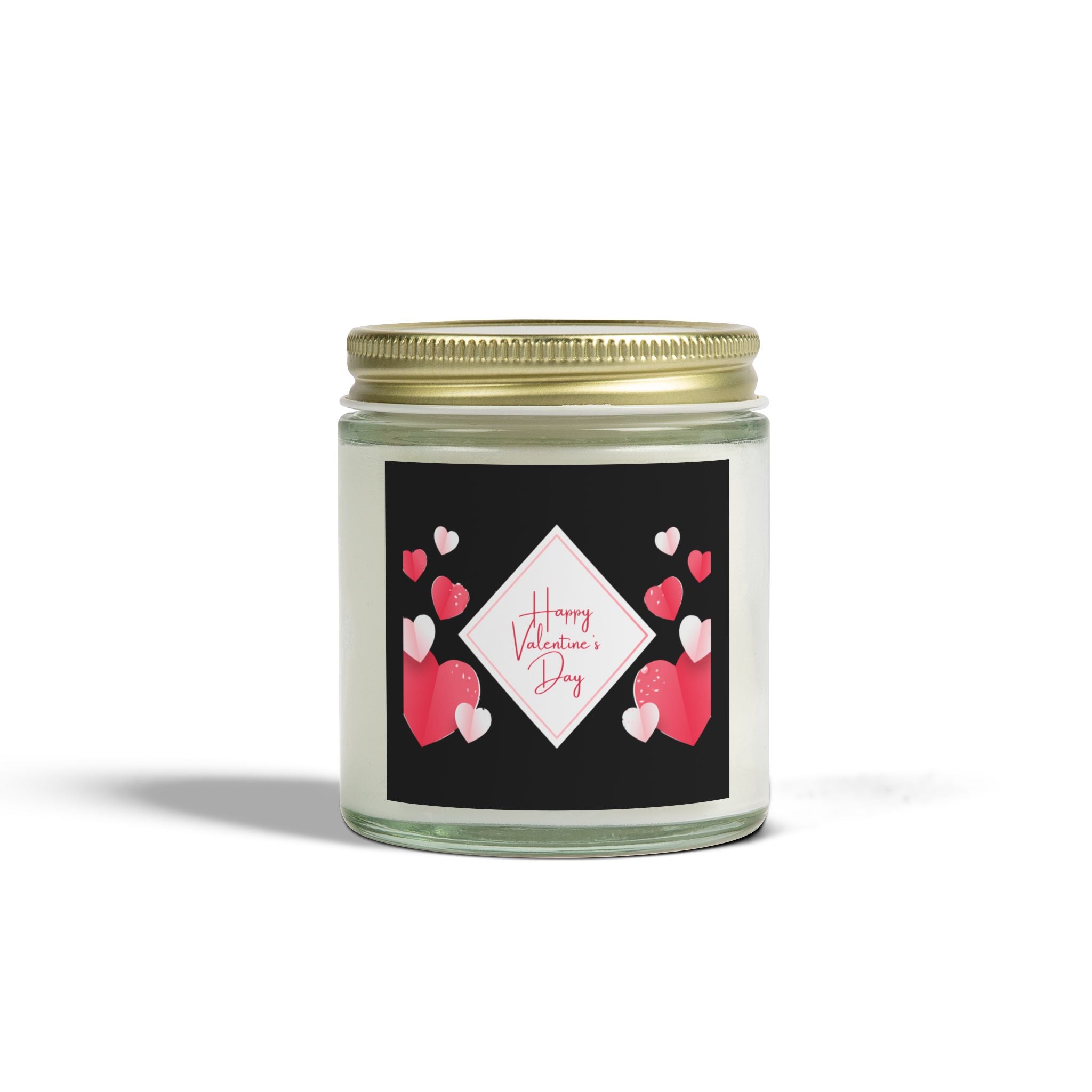 White Happy Valentine's Day Candle, Scented Candles, Luxury Candles Gifts for Women, Stress Relief Luxury Aromatherapy Candles, Romantic Candle Valentines Day Gifts for Her