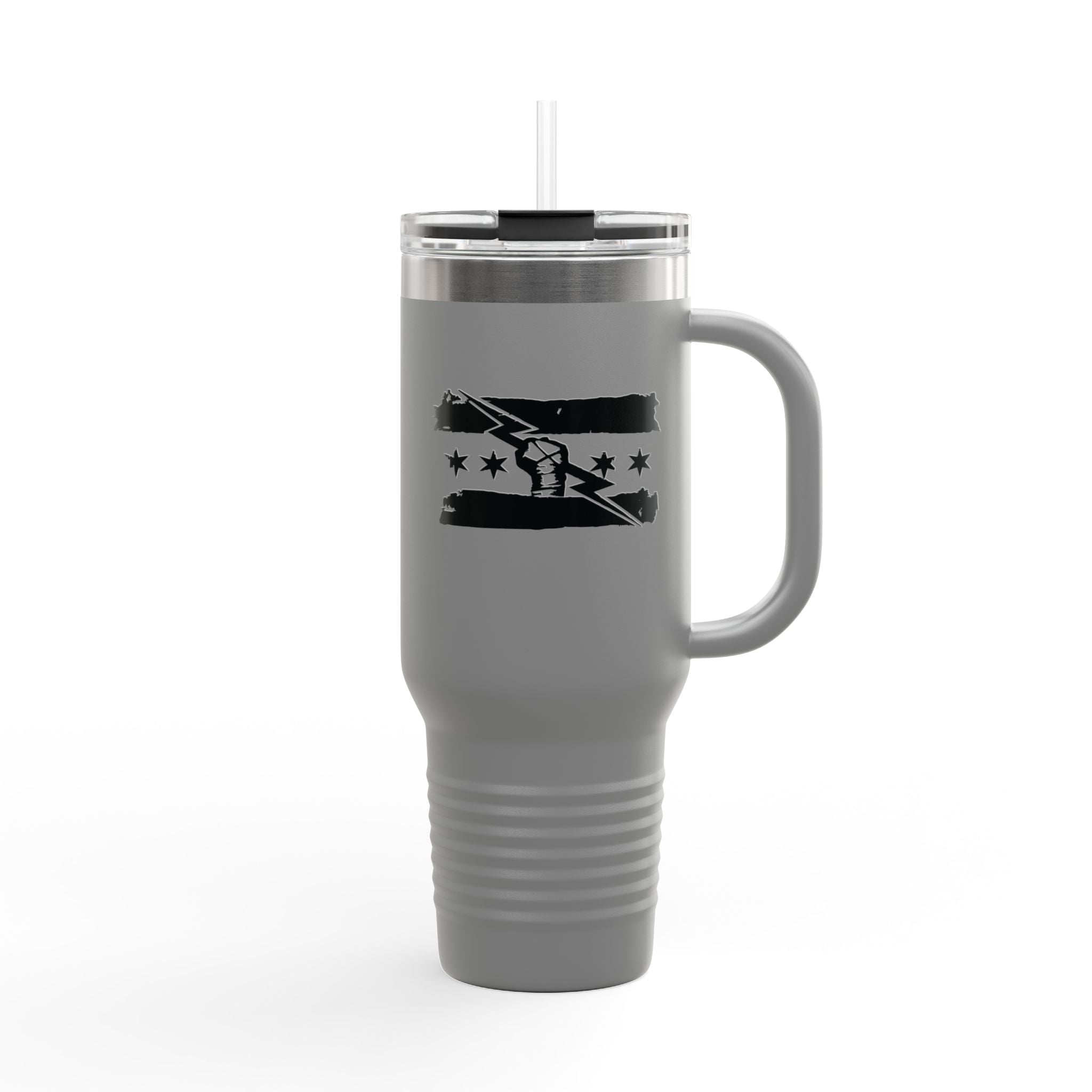 CM Punk Fag Black Graphic Design,  Insulated Travel Mug, Gift for Her Gift for Him - 40oz, Gift for Her, Gift for Him