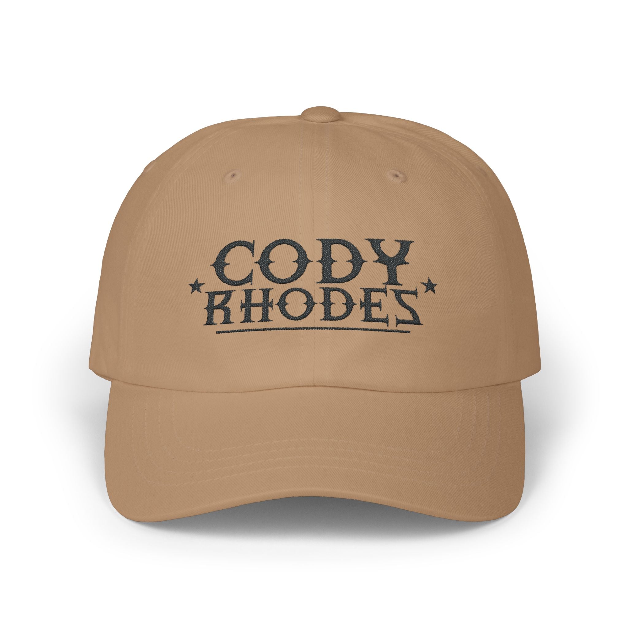 Cody Rhodes Black Text Graphic Design, Sports Fan, Wrestling Dad Cap for Her and Him - Unisex Classic