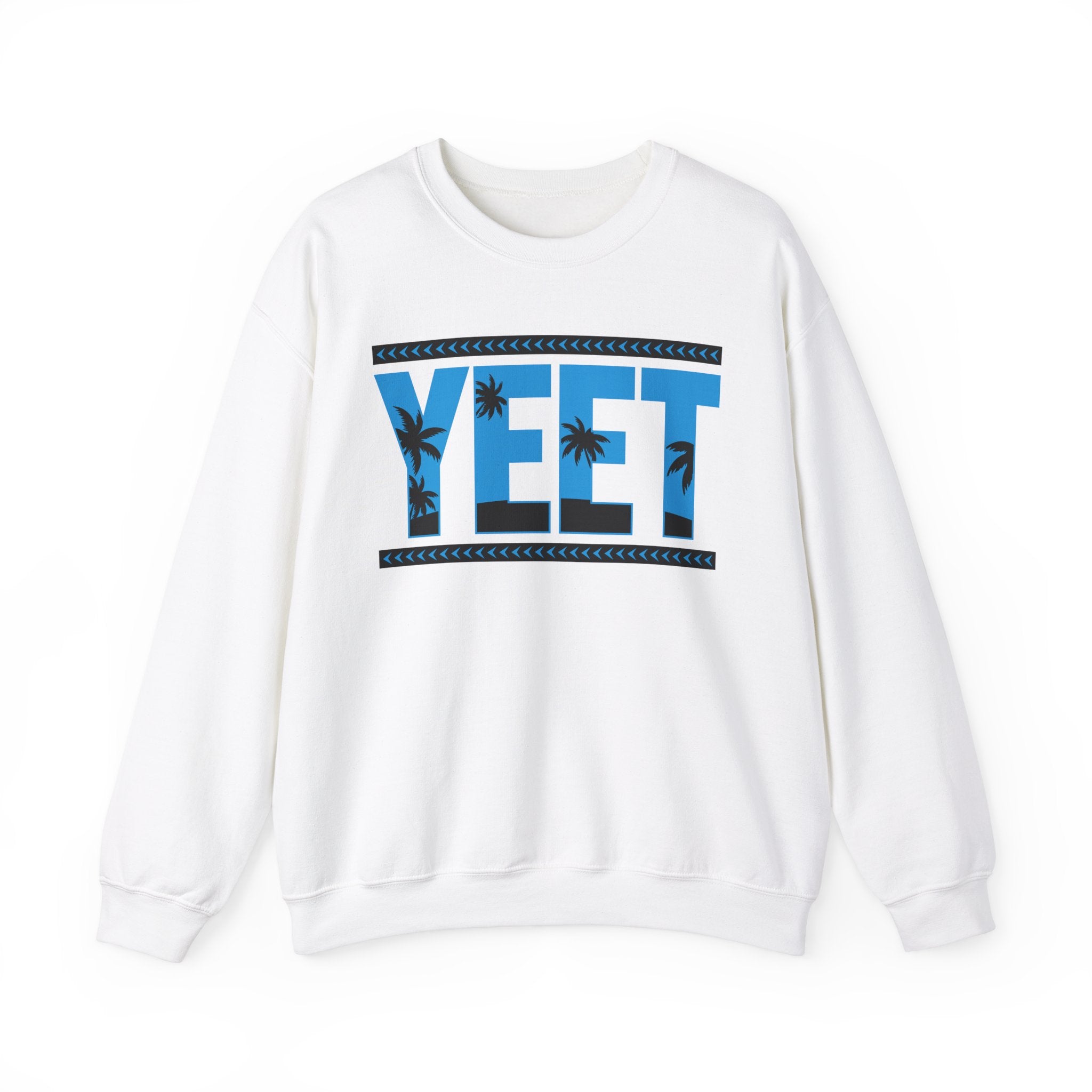 Blue Black Yeet Sweatshirt, Wrestling Fan Unisex Sweatshirt - Gift for Him or Her, Casual Outwear, Heavy Blend Crewneck Sweatshirt