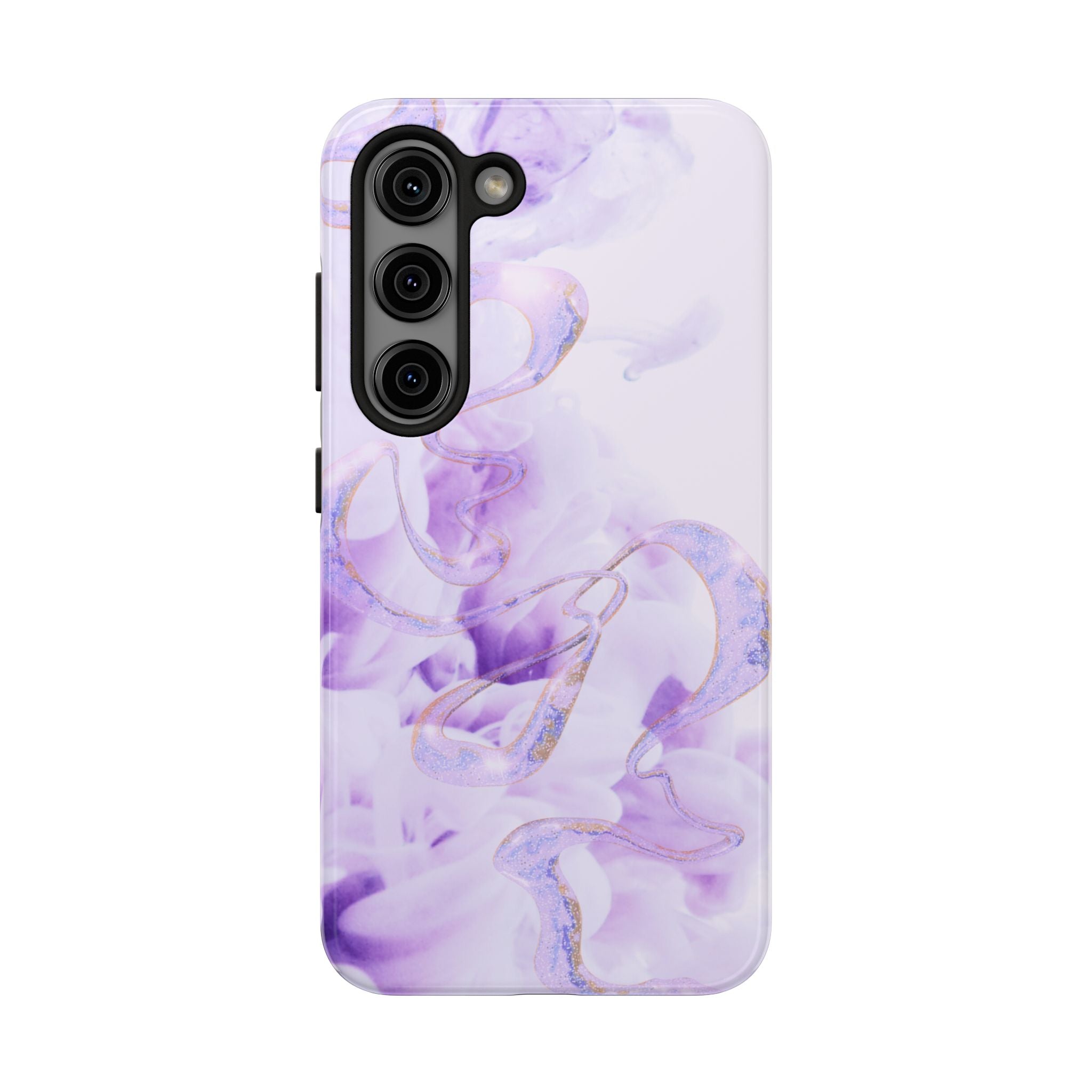 Abstract Purple Fluid Design, Elegant Phone Cases, Stylish Phone Covers, Chic Phone Protectors, Fashionable Case for Her, Trendy Smartphone Accessories