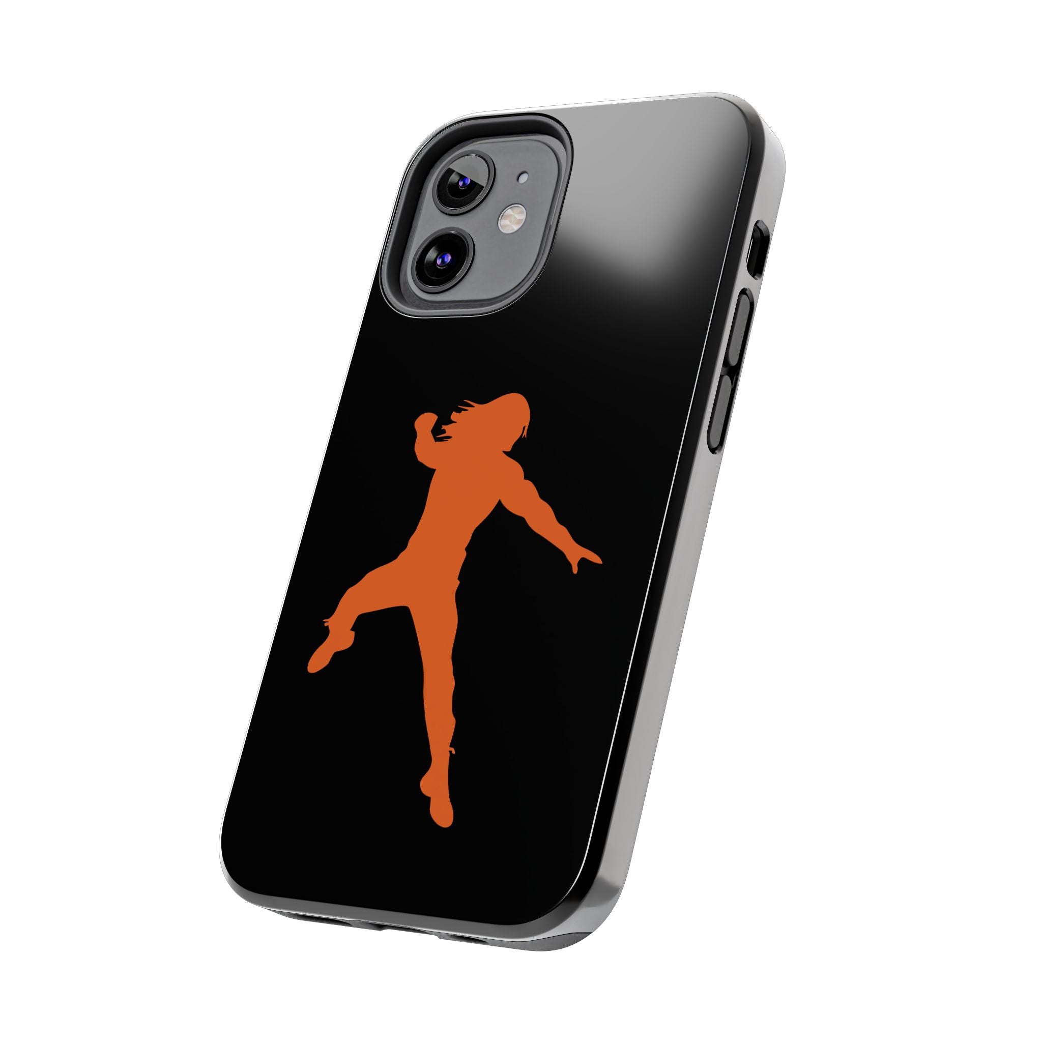 Roman Reigns Jump Orange Graphic Design, iPhone and Samsung Case Cool Graphic Sports Fan Phone Case