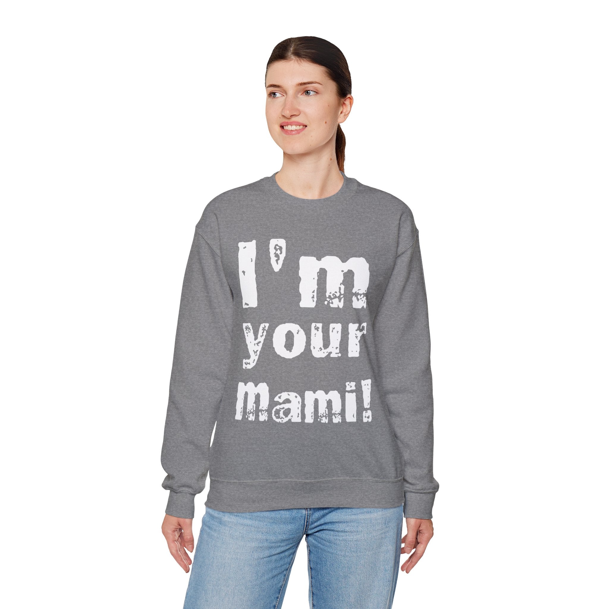 I'm Your Mami, Rhea Ripley Fans Sweatshirt, Best of Rhea Design, Wrestling Fan Unisex Sweatshirt - Gift for Him or Her, Casual Outwear, Heavy Blend Crewneck Sweatshirt