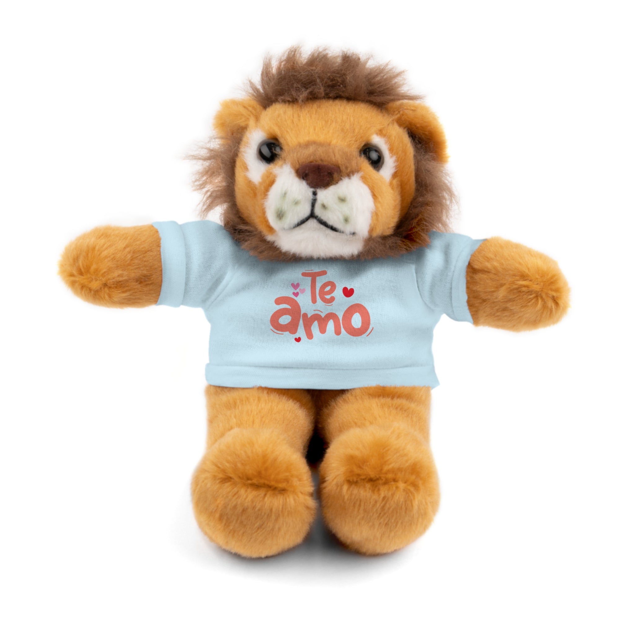 Cute Teddy Bear Plushy, Te Amo, Stuffed Animals Shirt Printed, Suitable for Soft Valentine's Day Gift