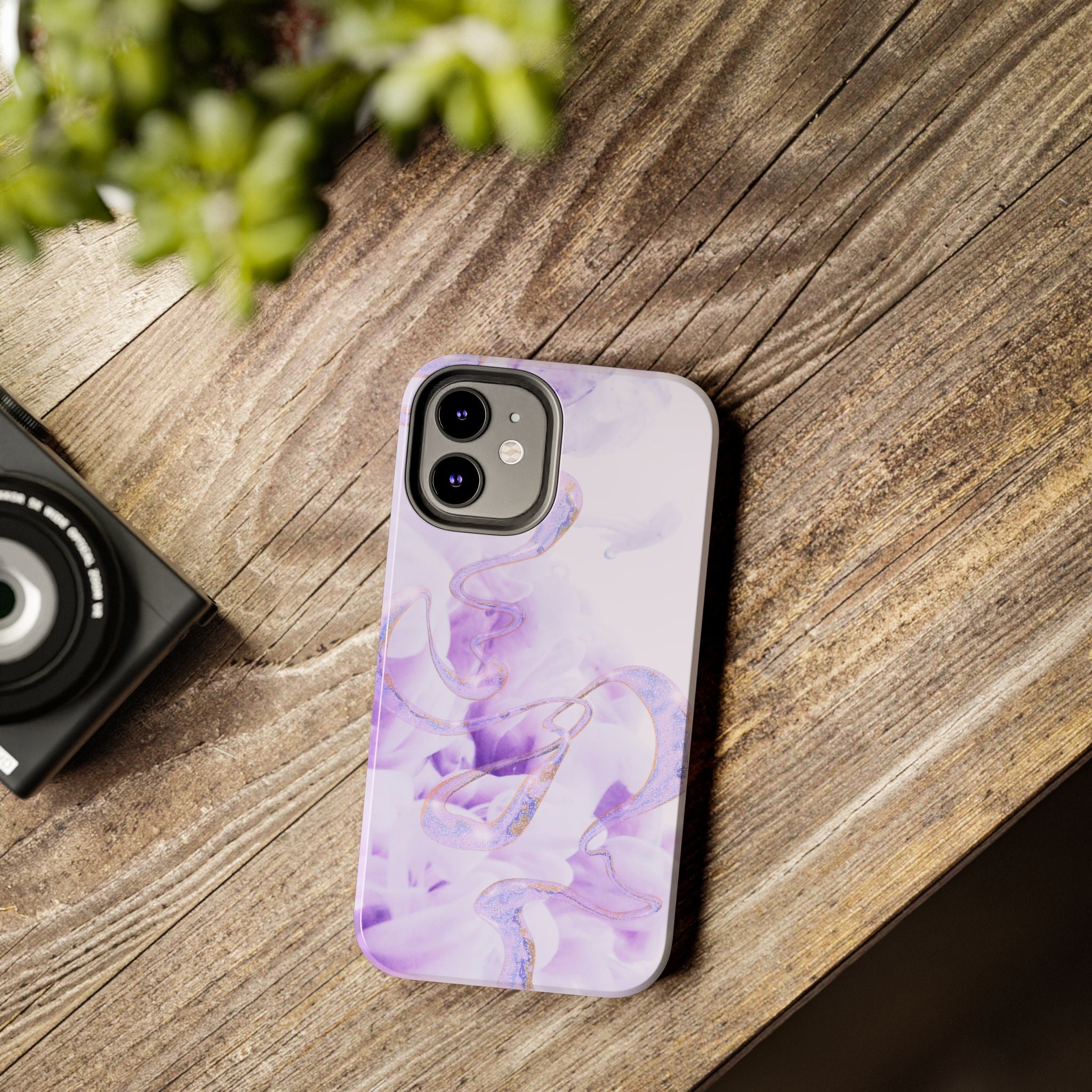 Abstract Purple Fluid Design, Elegant Phone Cases, Stylish Phone Covers, Chic Phone Protectors, Fashionable Case for Her, Trendy Smartphone Accessories