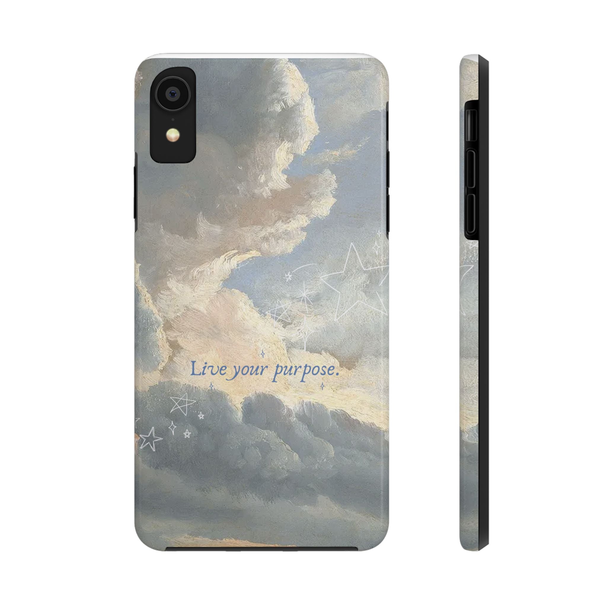 Live Your Purpose, Elegant Phone Cases, Stylish Phone Covers, Chic Phone Protectors, Fashionable Case for Her, Trendy Smartphone Accessories