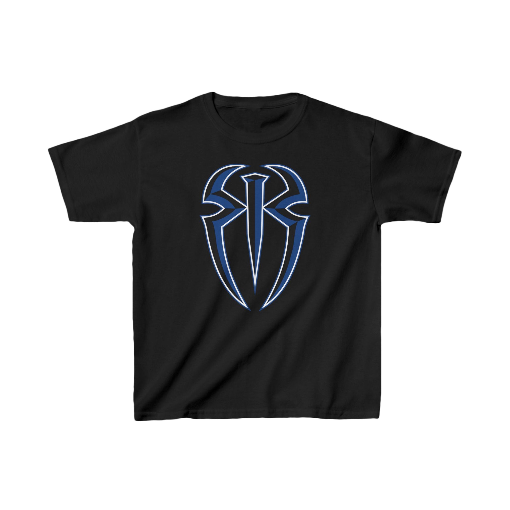 Romans, Blue Black Roman Reigns Shirt, Unisex Kids Shirt, Sports Fan T-Shirt, Best Gift for Kids,  Cotton Shirt for Kids