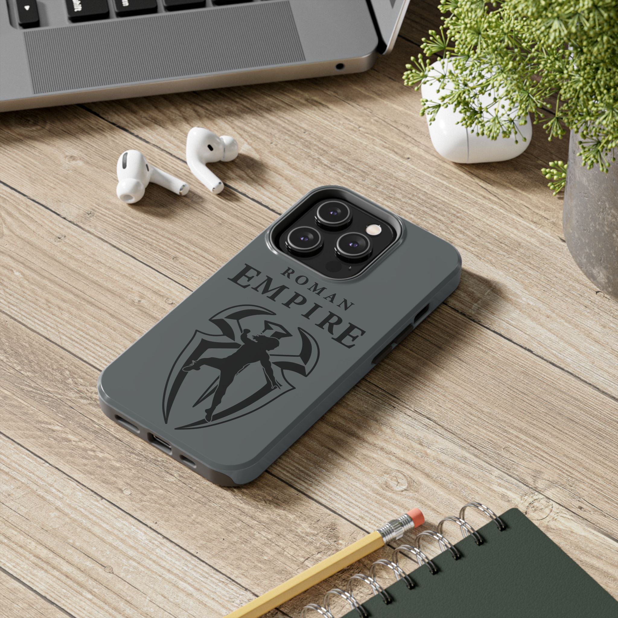 Roman Empire Graphic Portrait Design, iPhone and Samsung Case Cool Graphic Sports Fan Phone Case