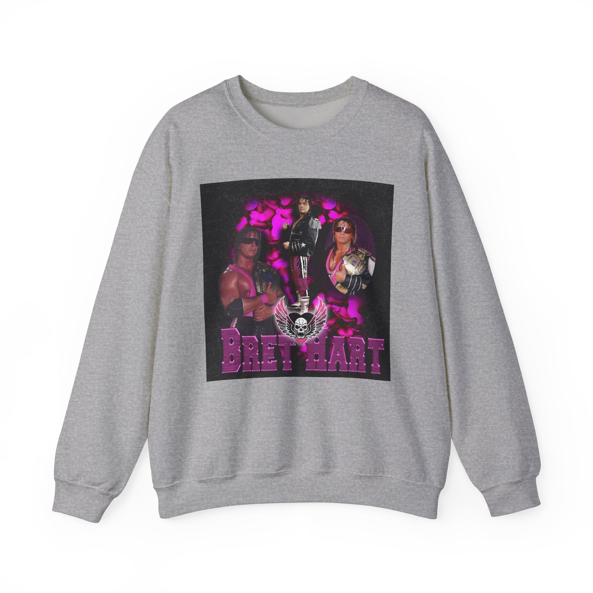 Bret Hart Sweatshirt  Design, Sports Sweatshirt, Wrestling  Fan Unisex Sweatshirt - Gift for Him or Her, Casual Outwear, Heavy Blend Crewneck Sweatshirt