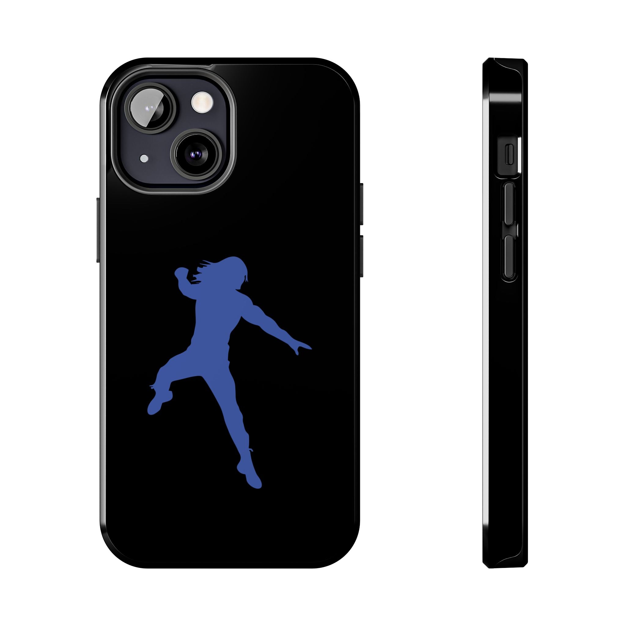 Roman Reigns Jump Blue Graphic Design, iPhone and Samsung Case Cool Graphic Sports Fan Phone Case