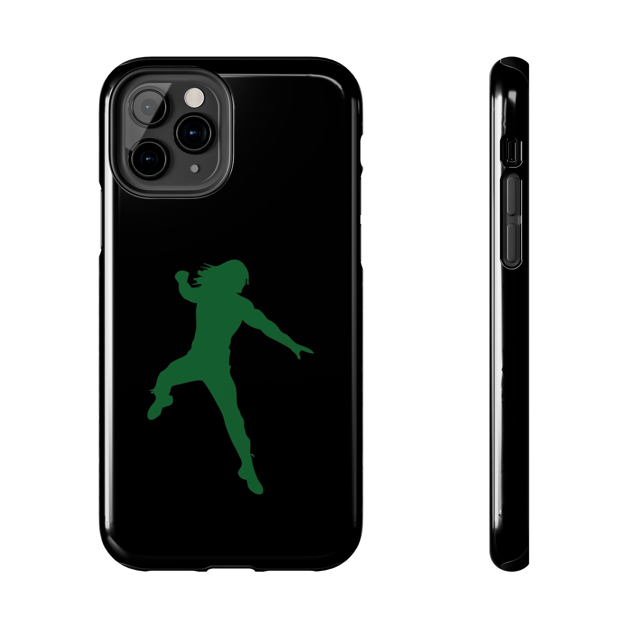 Roman Reigns Jump Green Graphic Design, iPhone and Samsung Case Cool Graphic Sports Fan Phone Case