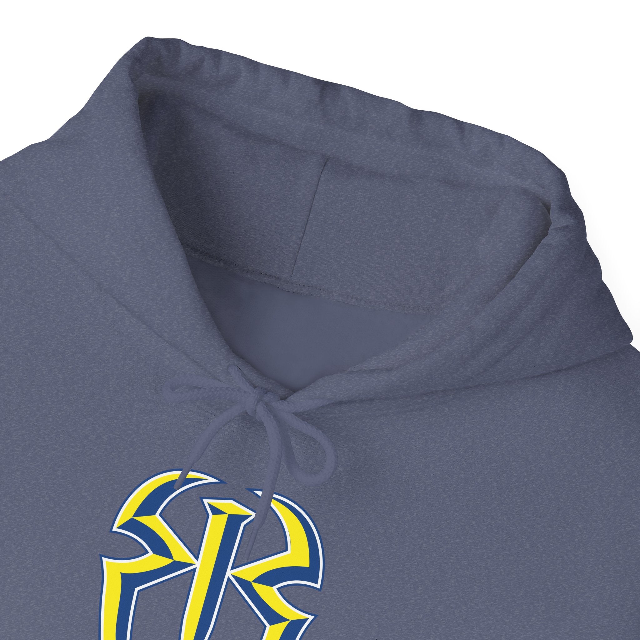 Roman Reigns White-Blue-Yellow Design Hoodies, Gift for Her - Gift for Him, Sports Fan Wrestling Unisex Hooded Sweatshirt, Casual Outwear